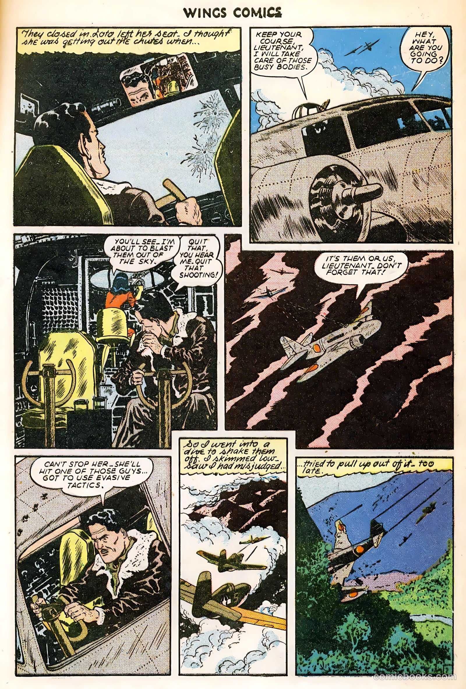 Wings Comics #60 — page 9 of 36
