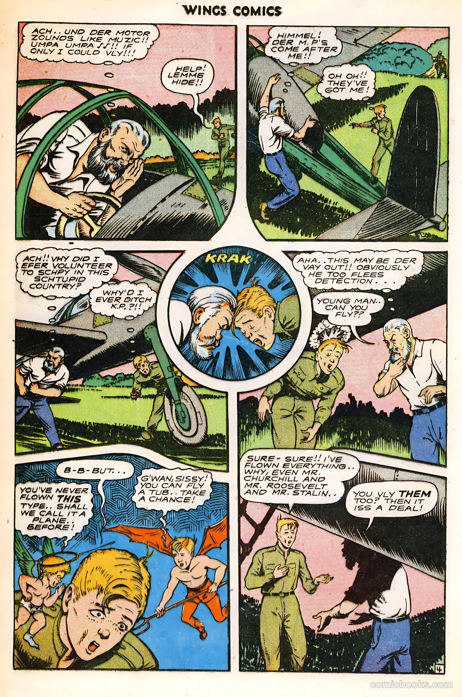 Wings Comics #60 — page 16 of 36