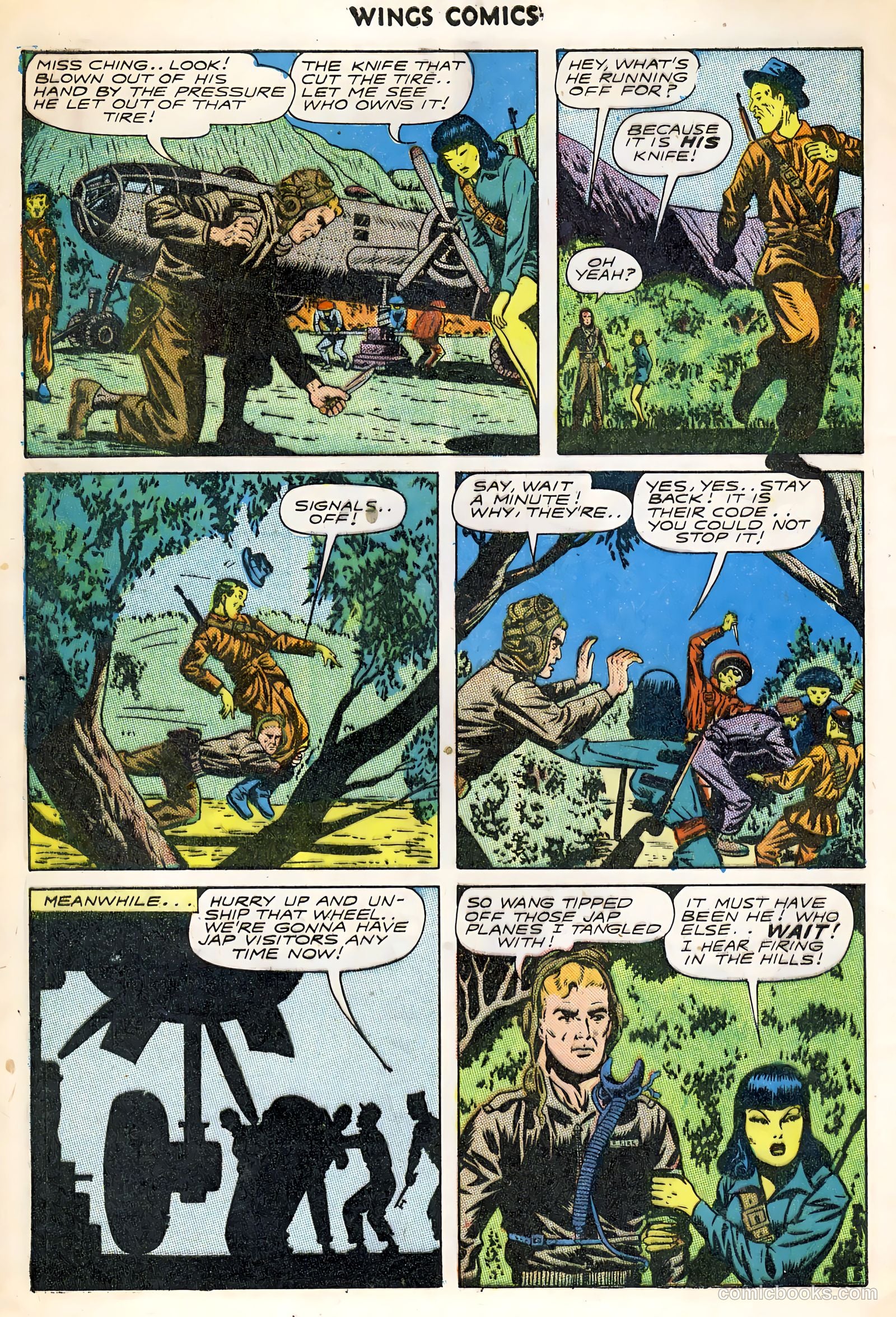 Wings Comics #60 — page 32 of 36
