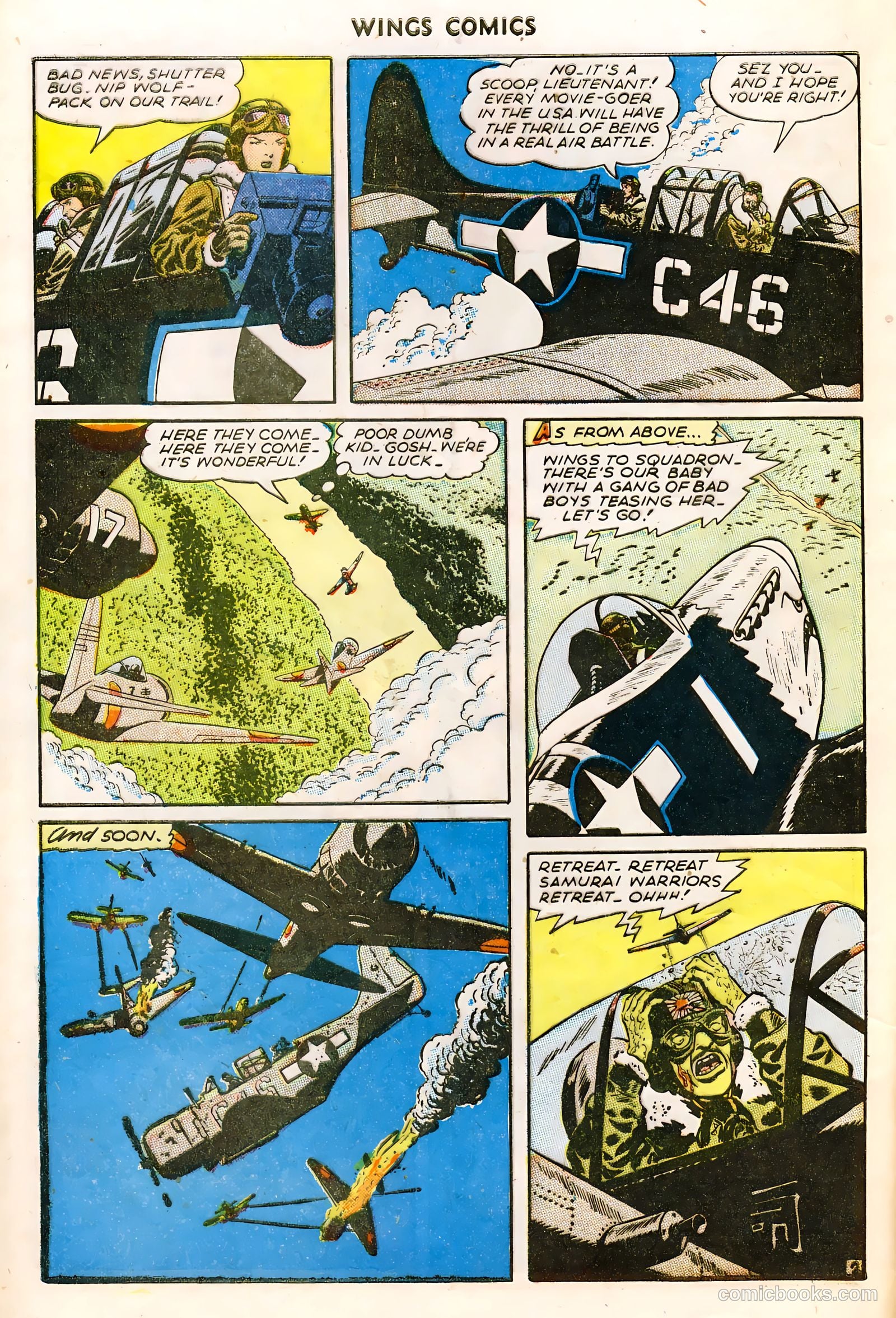 Wings Comics #61 — page 4 of 36