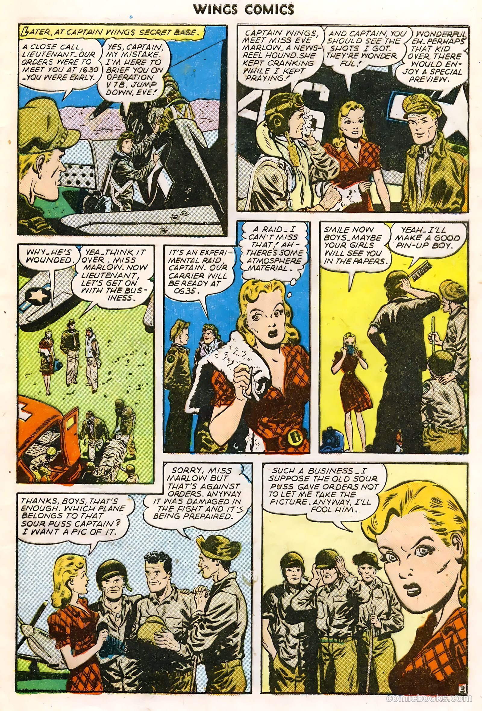 Wings Comics #61 — page 5 of 36
