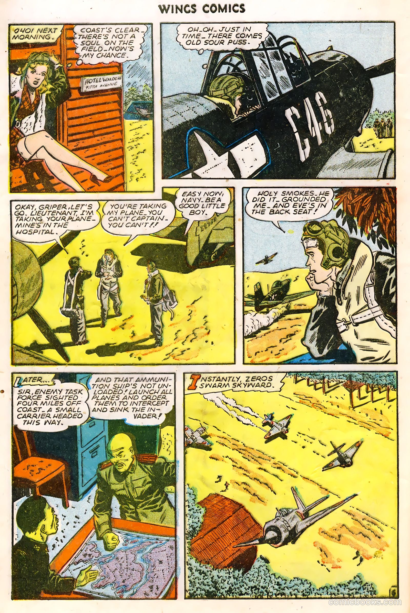 Wings Comics #61 — page 8 of 36