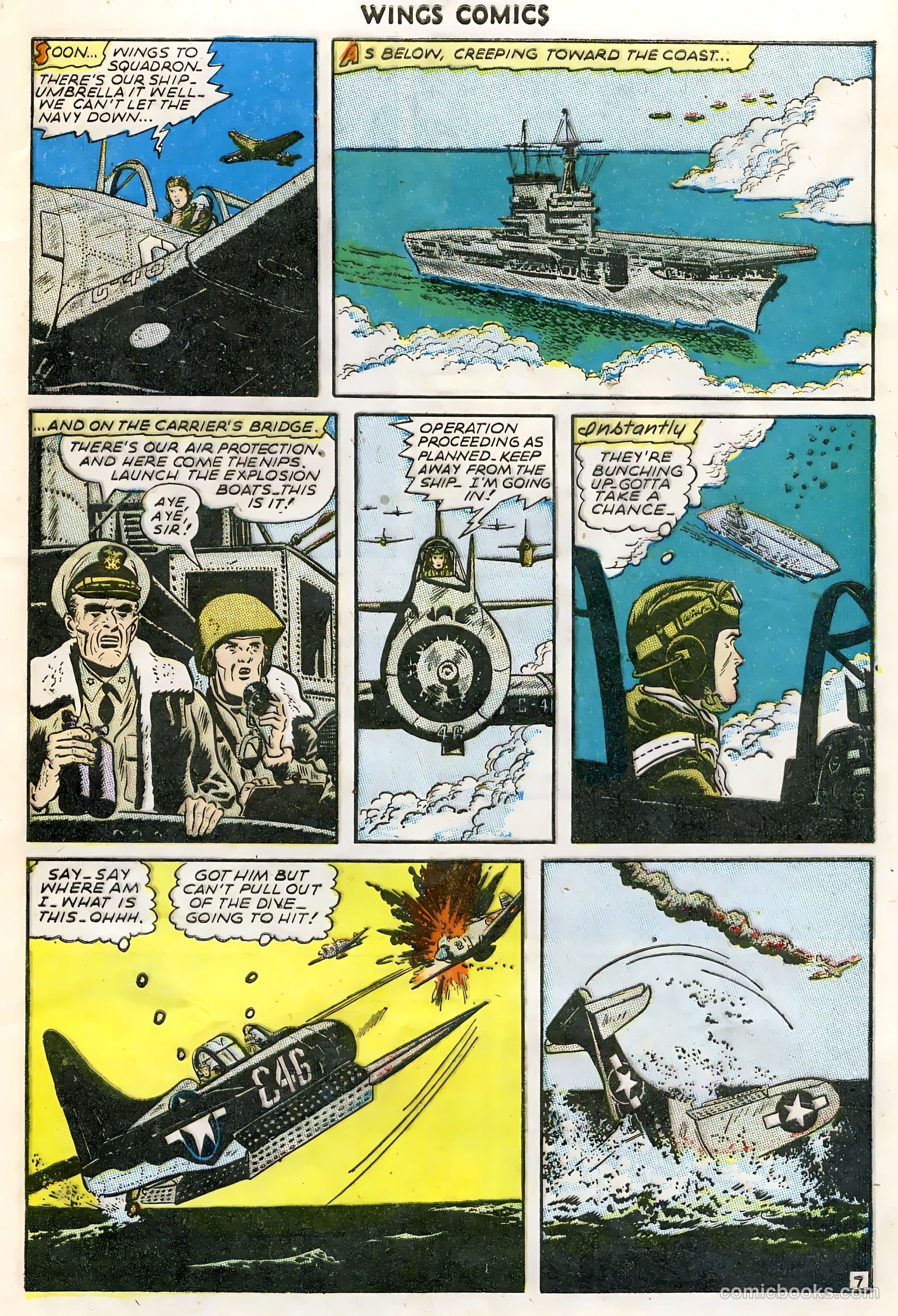 Wings Comics #61 — page 9 of 36