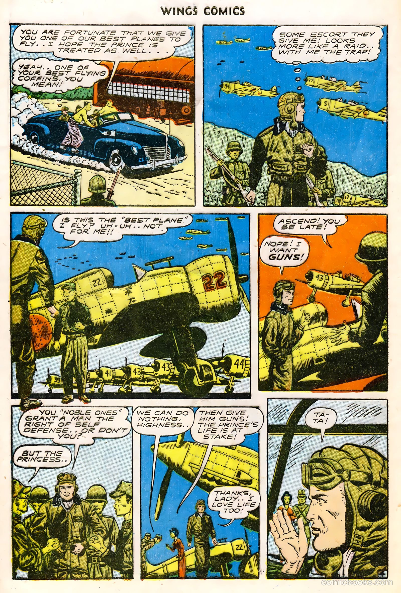 Wings Comics #61 — page 32 of 36