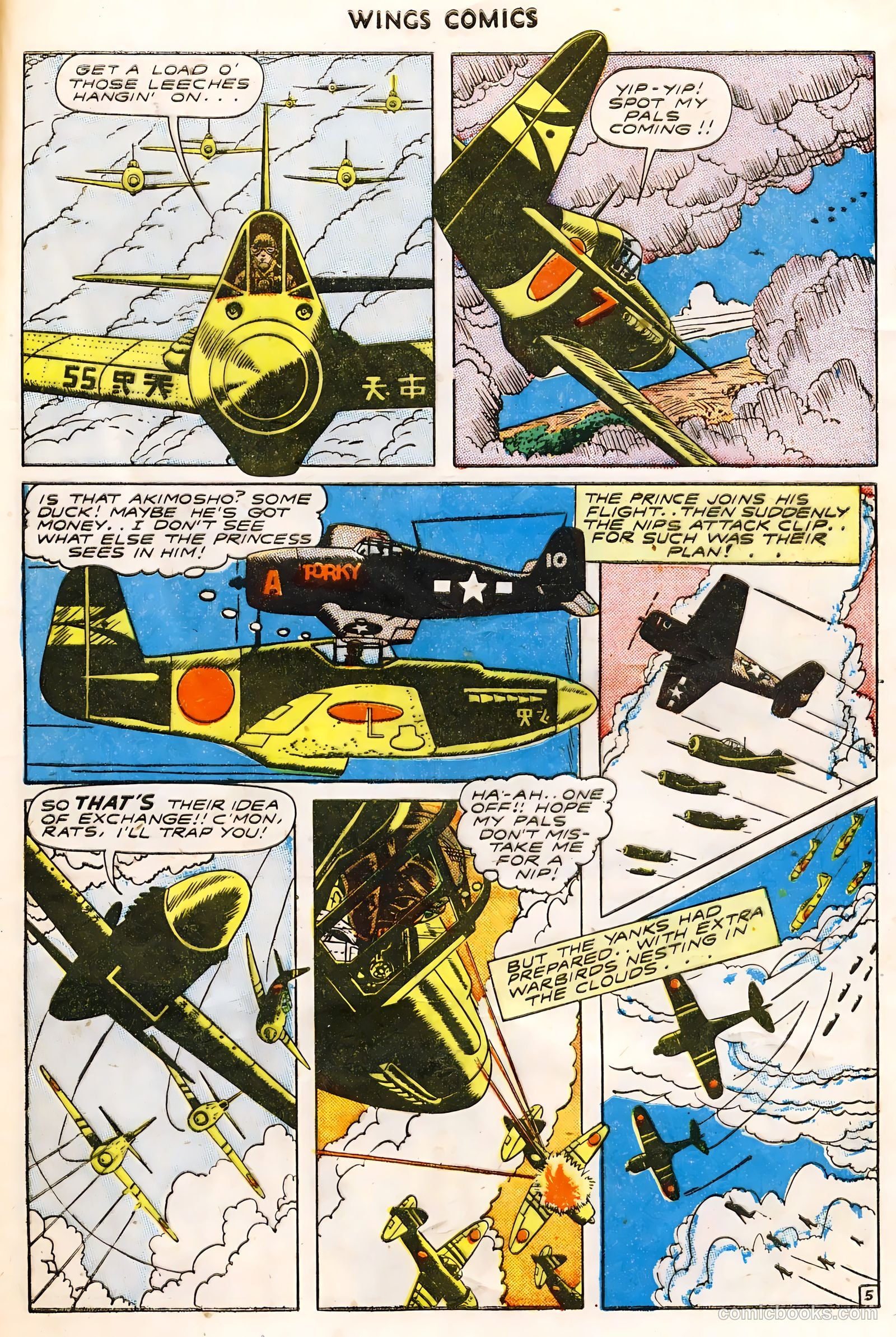 Wings Comics #61 — page 33 of 36