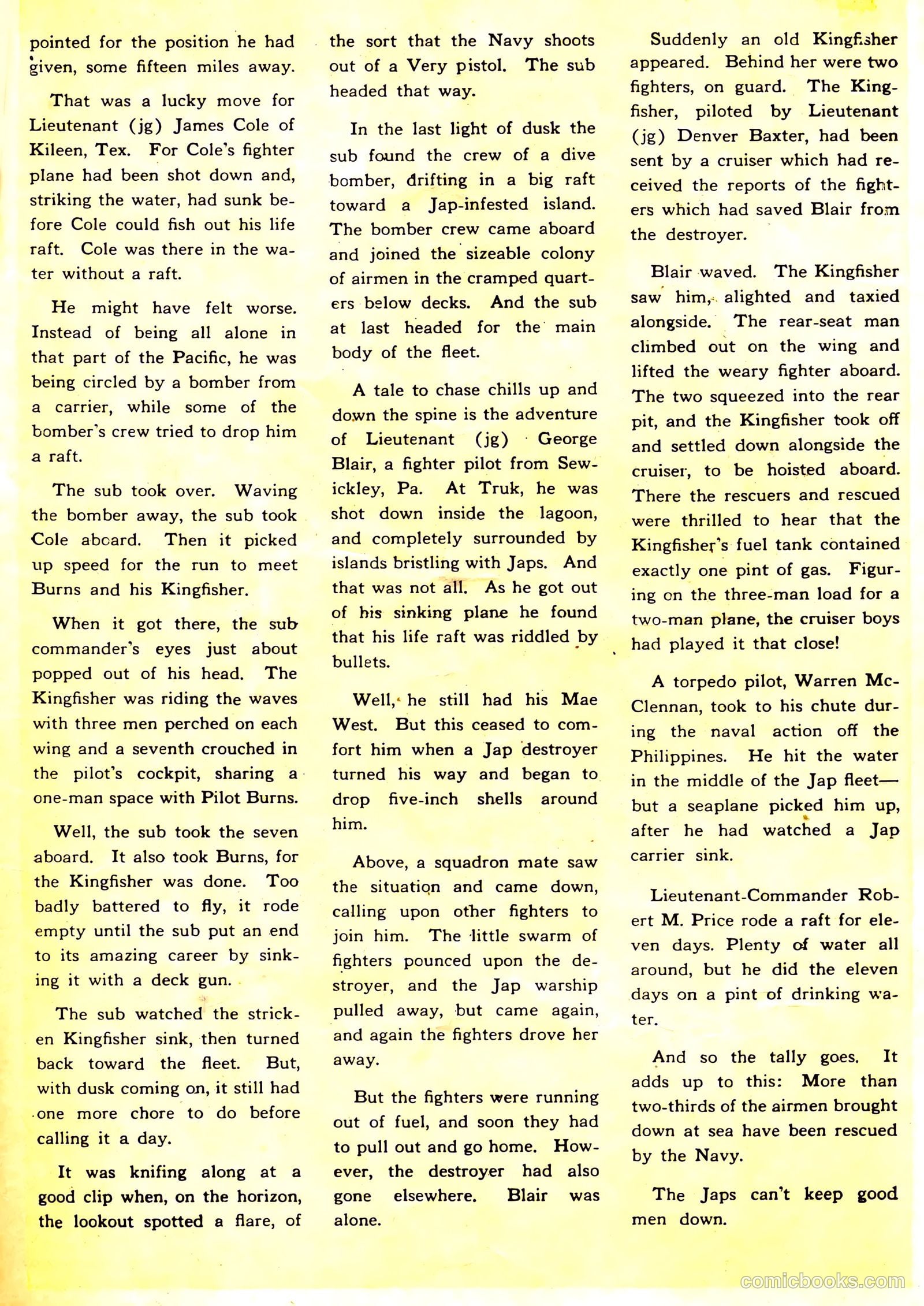 Wings Comics #61 — page 35 of 36