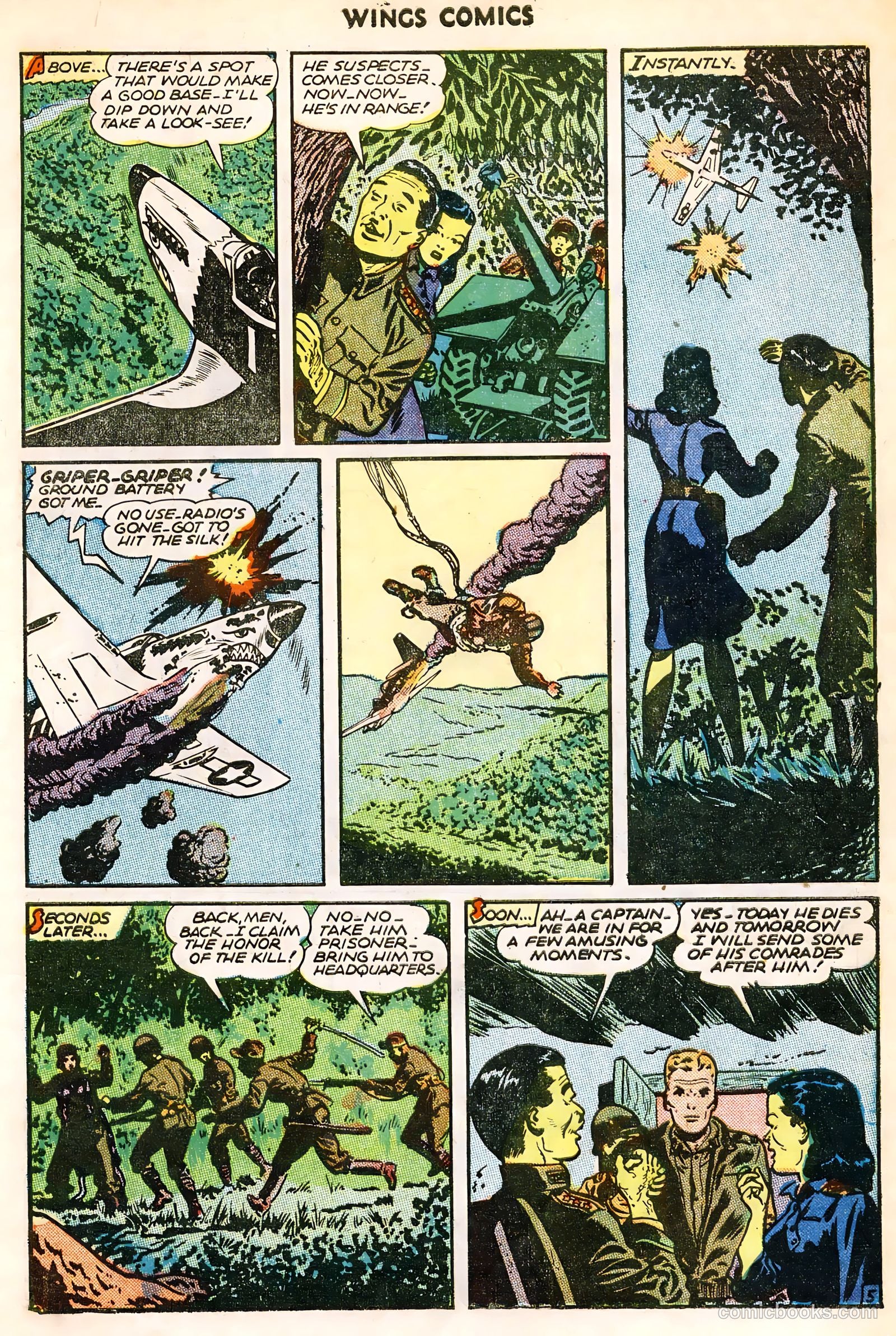 Wings Comics #63 — page 7 of 36