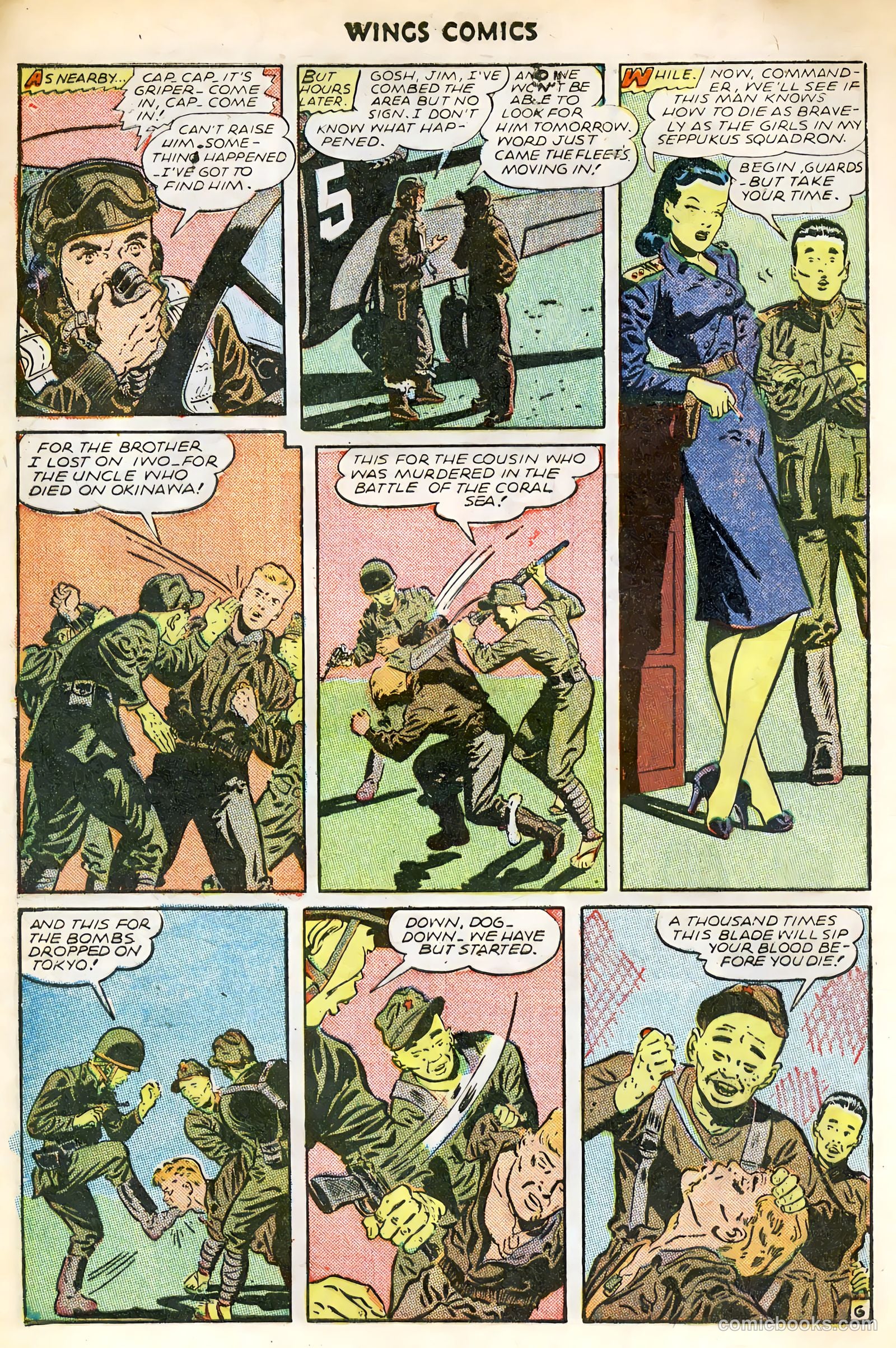 Wings Comics #63 — page 8 of 36
