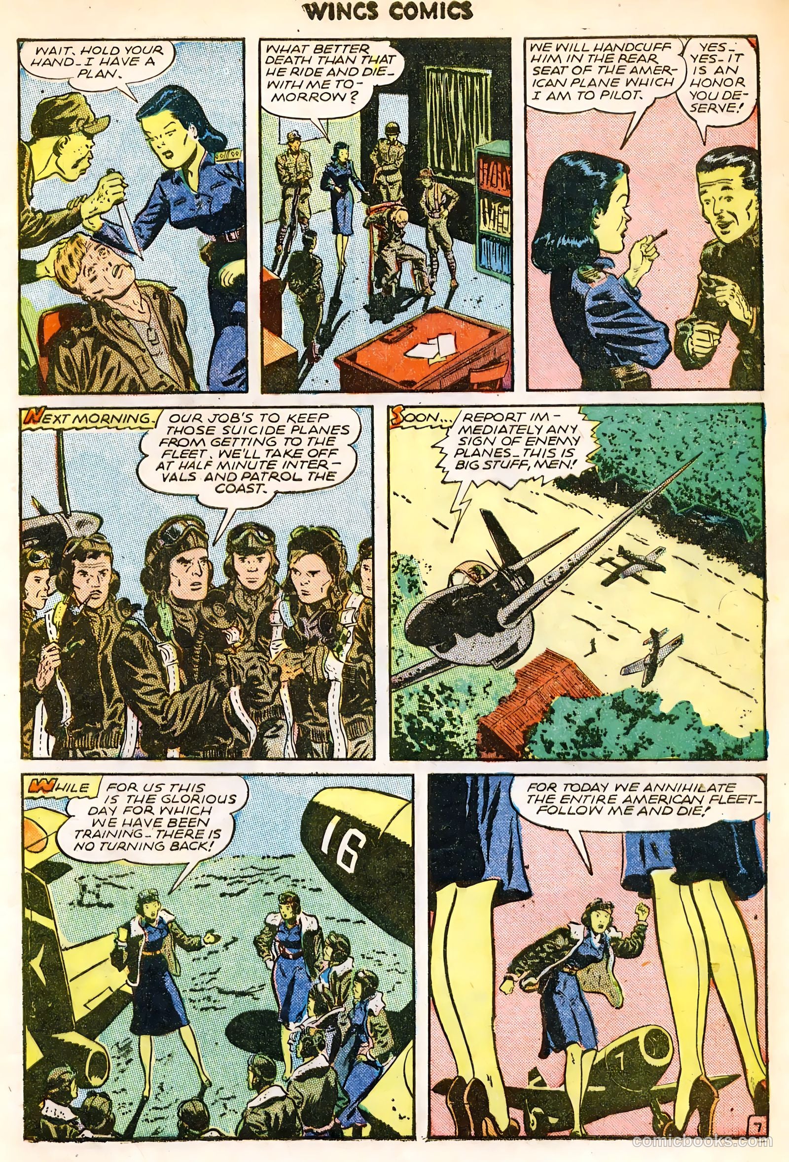 Wings Comics #63 — page 9 of 36