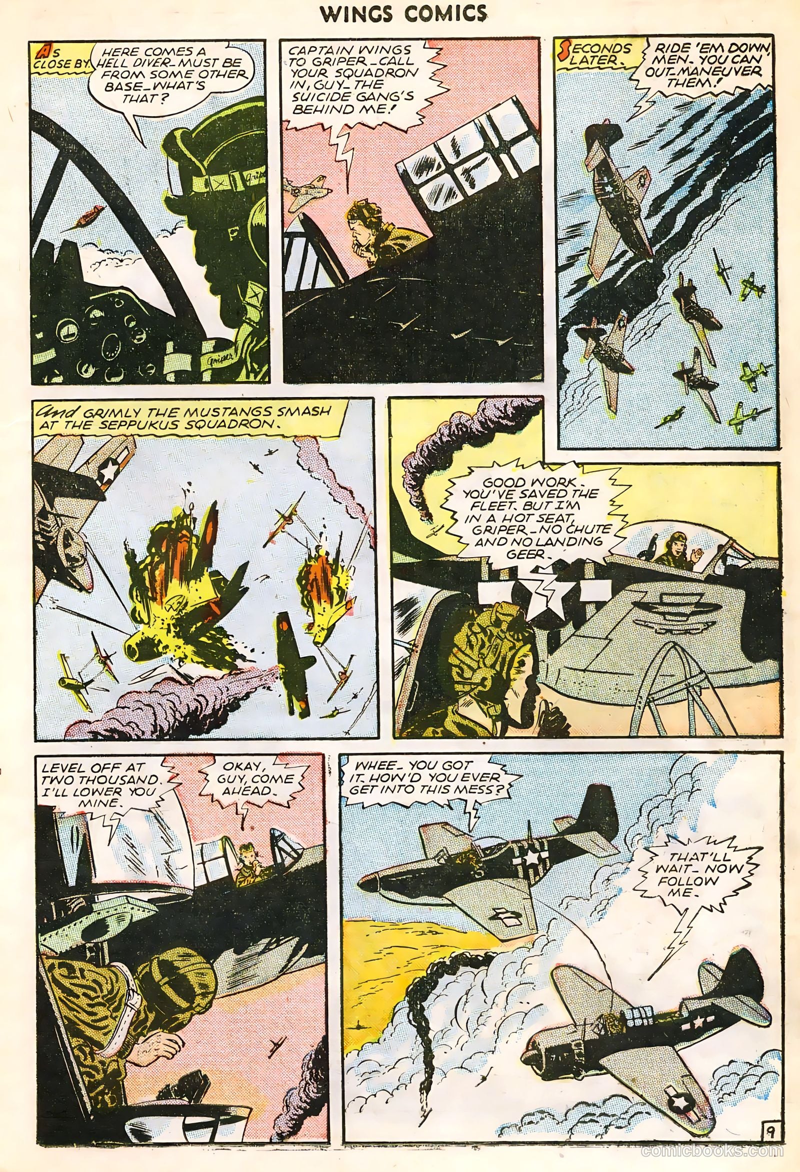 Wings Comics #63 — page 11 of 36