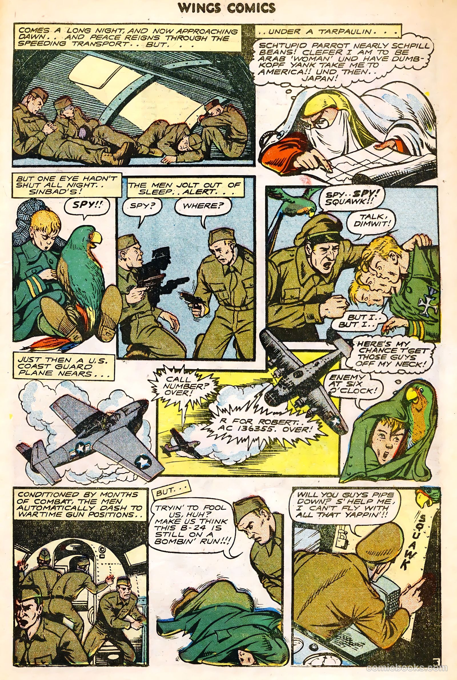 Wings Comics #63 — page 23 of 36