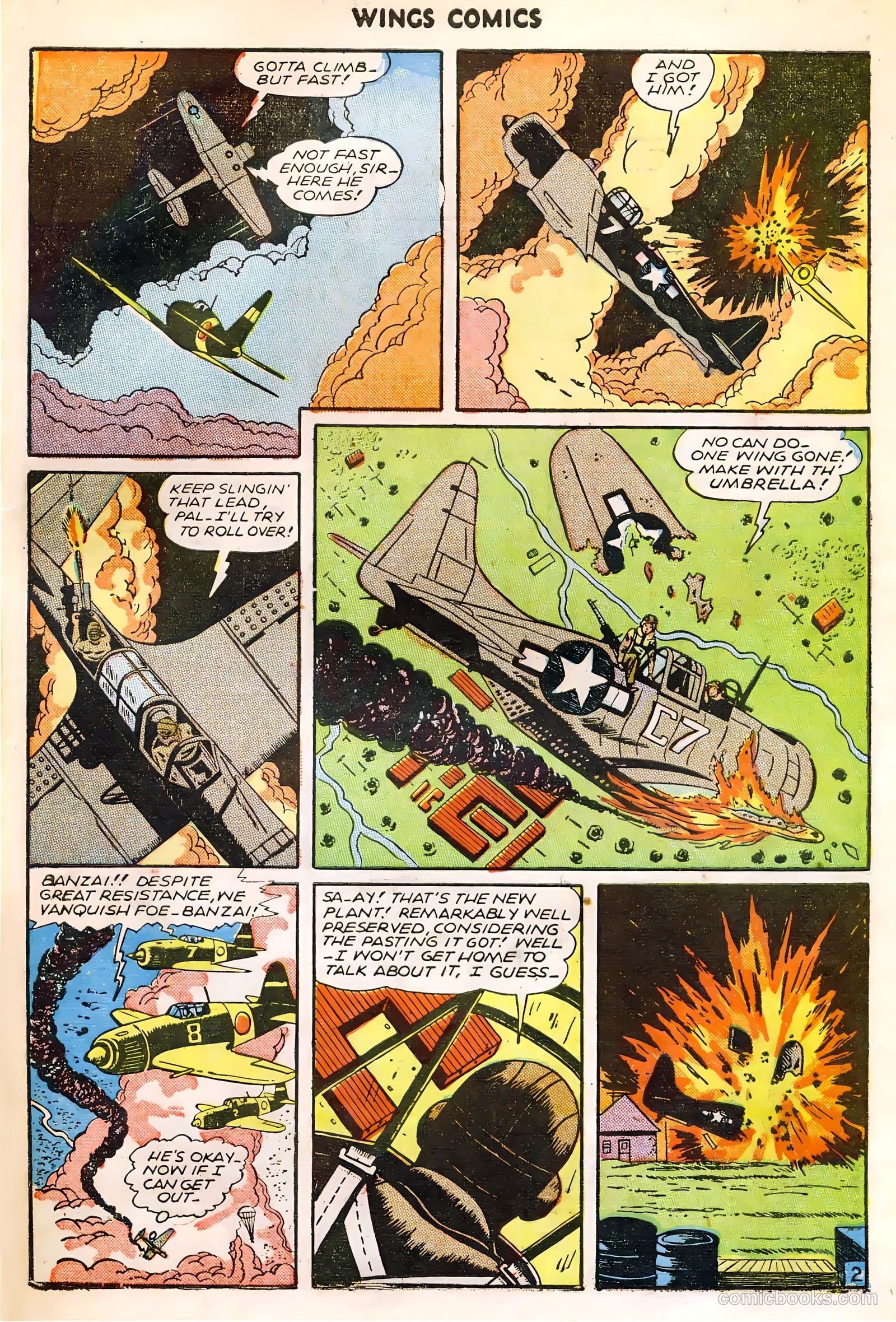 Wings Comics #63 — page 31 of 36