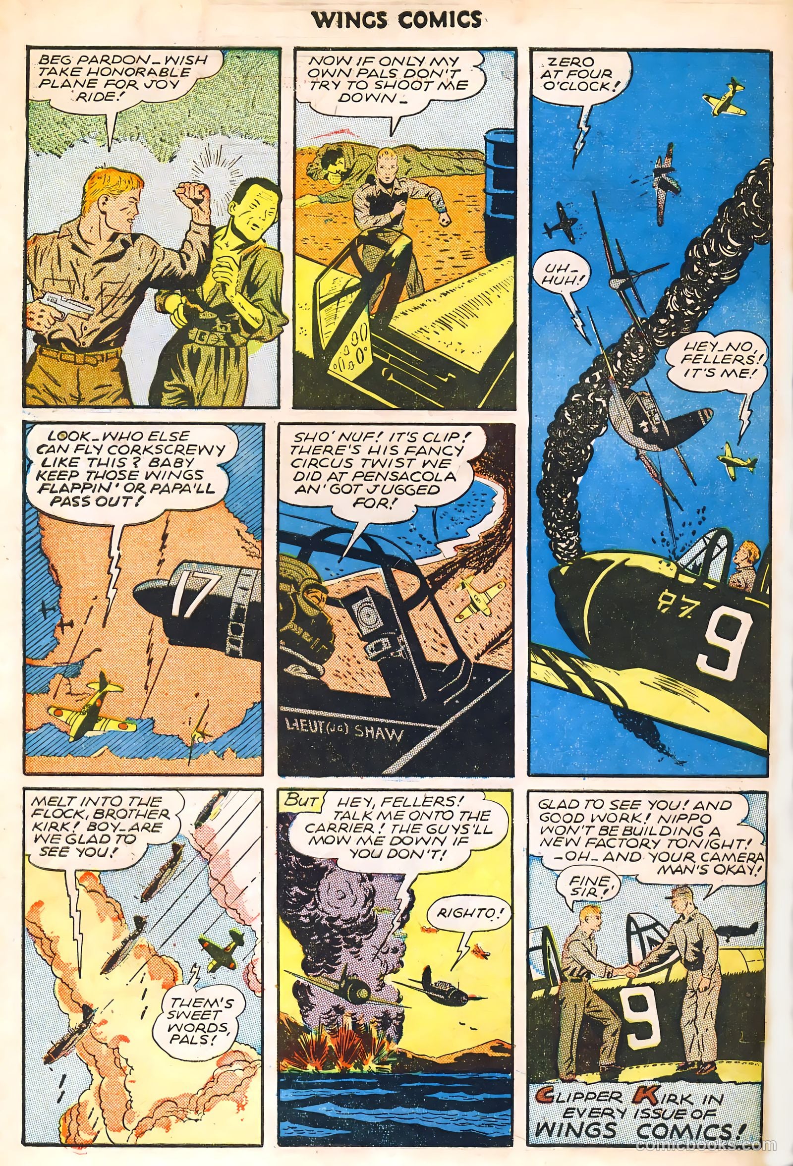Wings Comics #63 — page 34 of 36