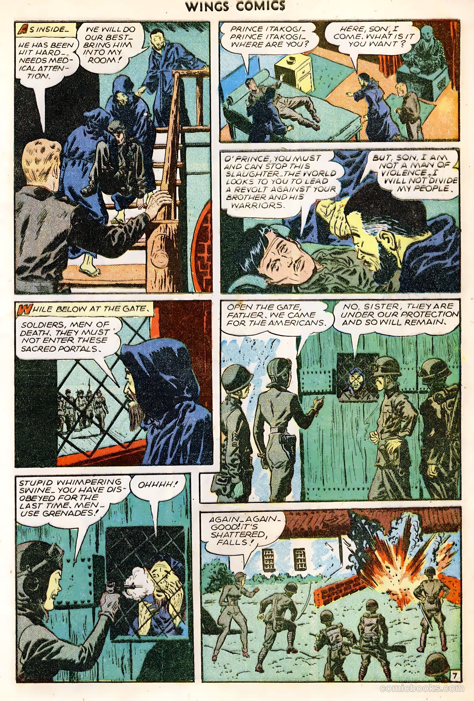 Wings Comics #64 — page 9 of 36