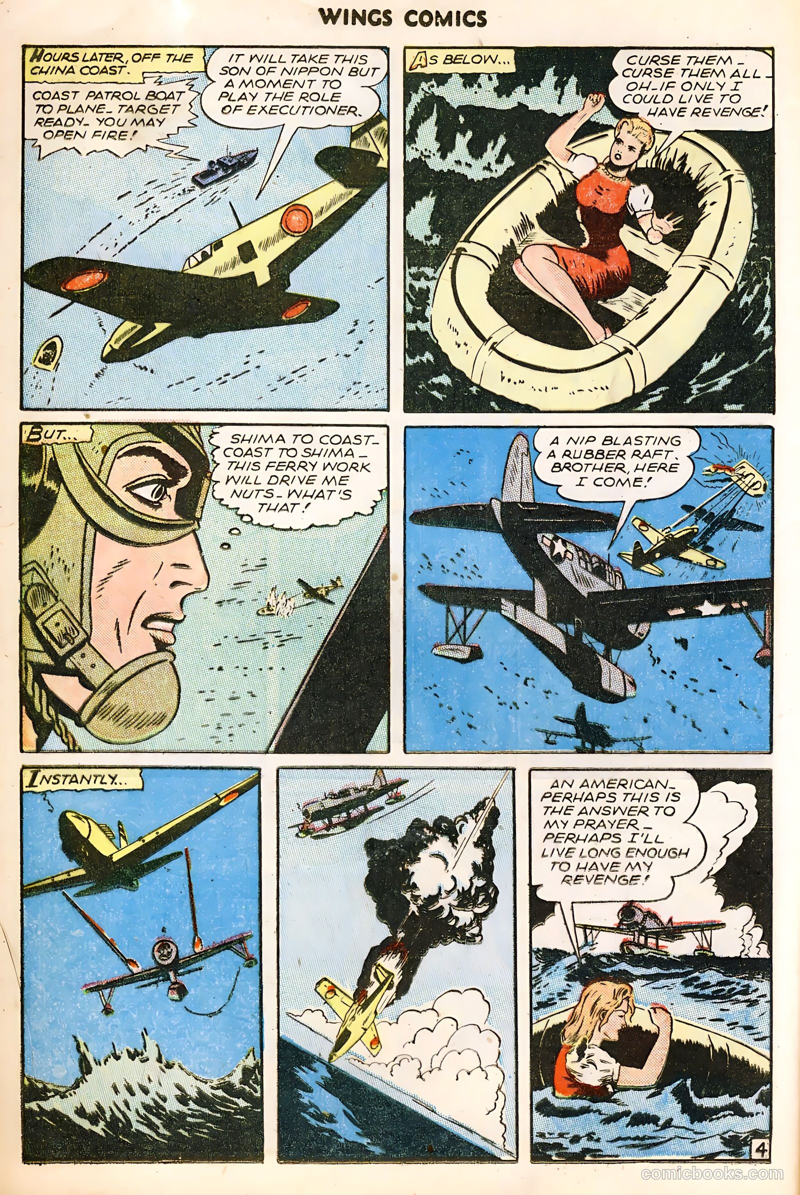 Wings Comics #64 — page 16 of 36
