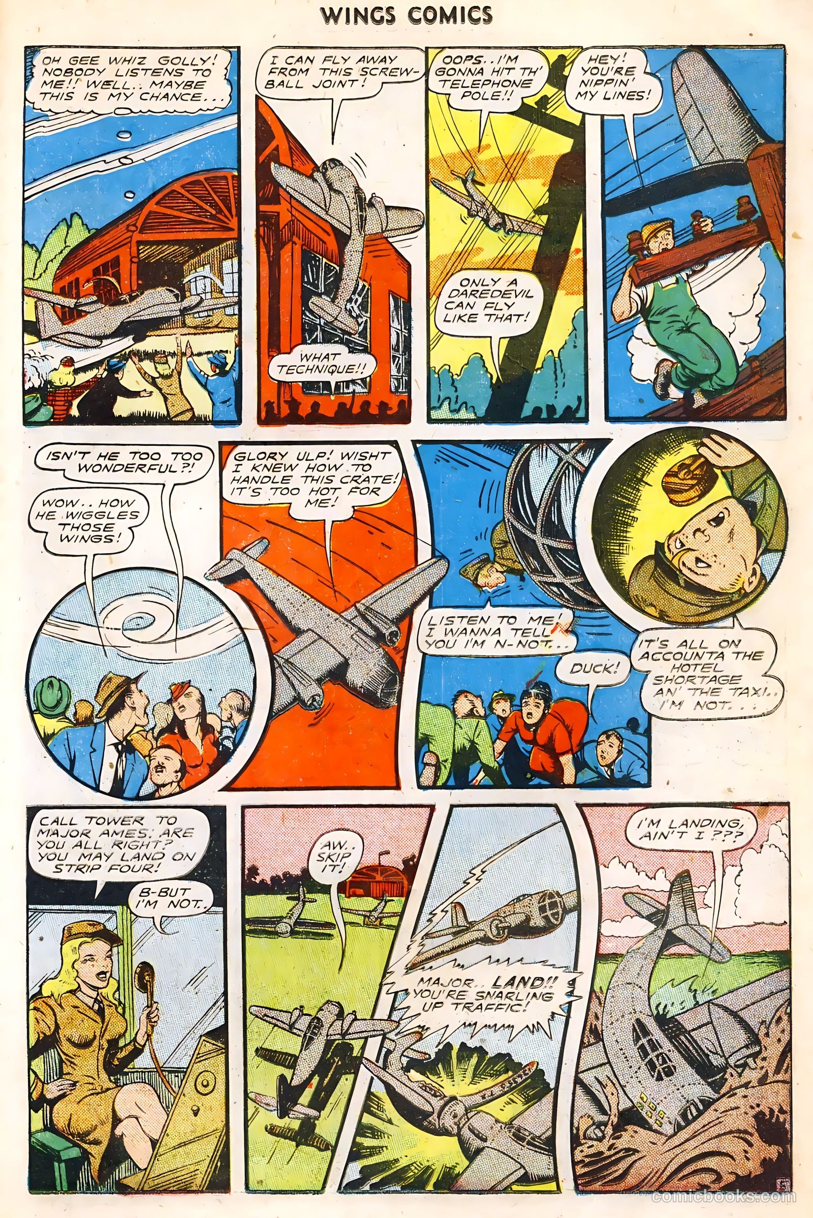 Wings Comics #64 — page 23 of 36