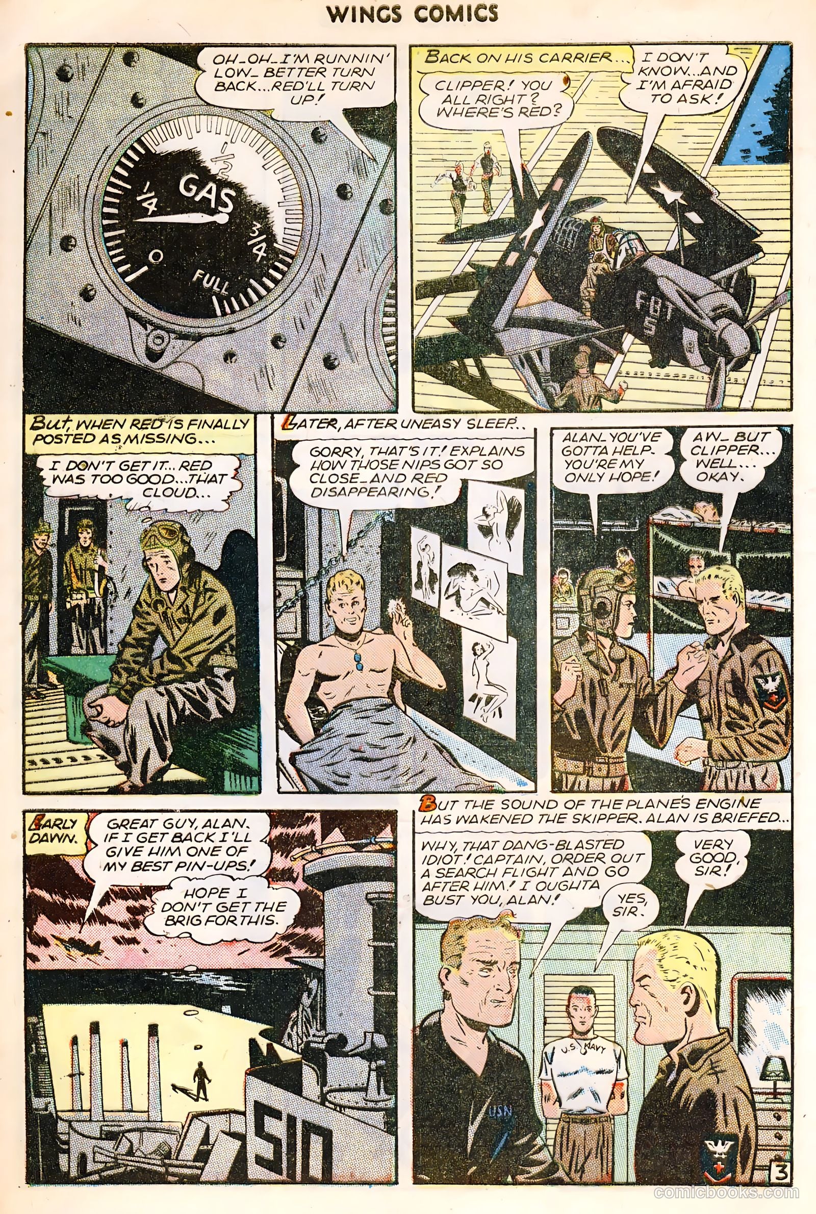 Wings Comics #64 — page 32 of 36