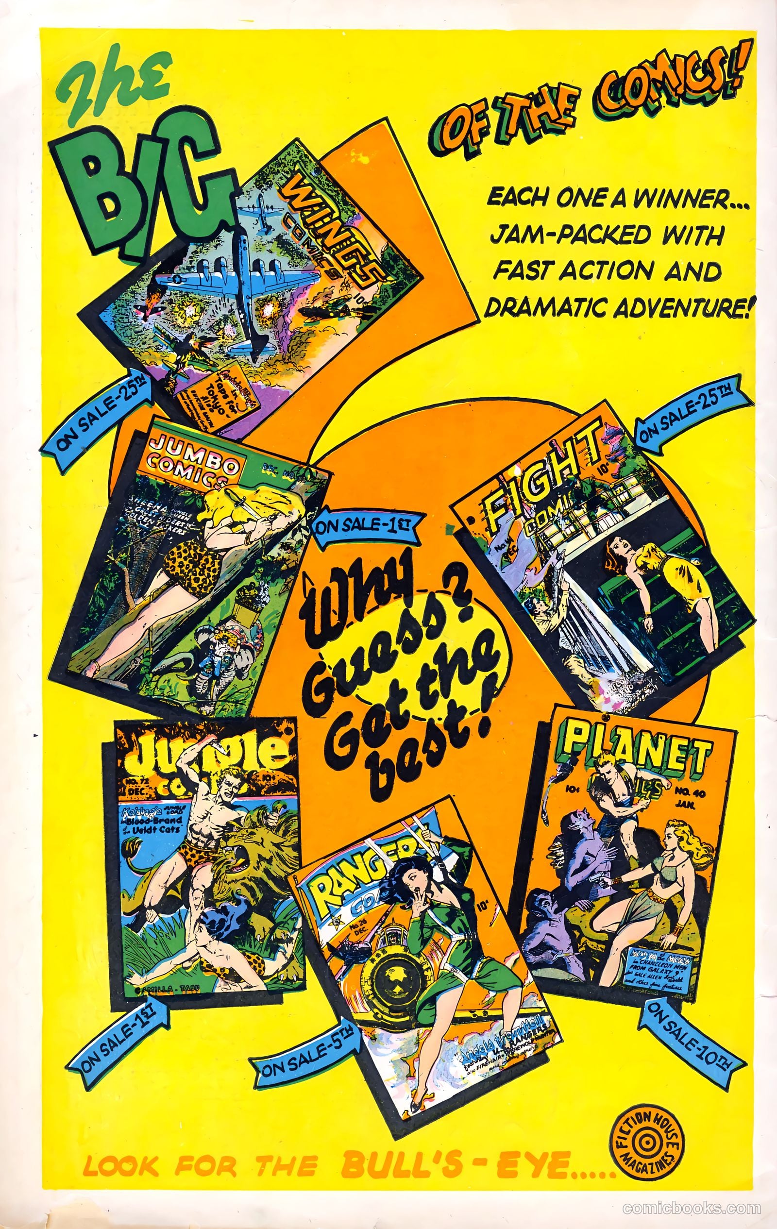 Wings Comics #64 — page 36 of 36