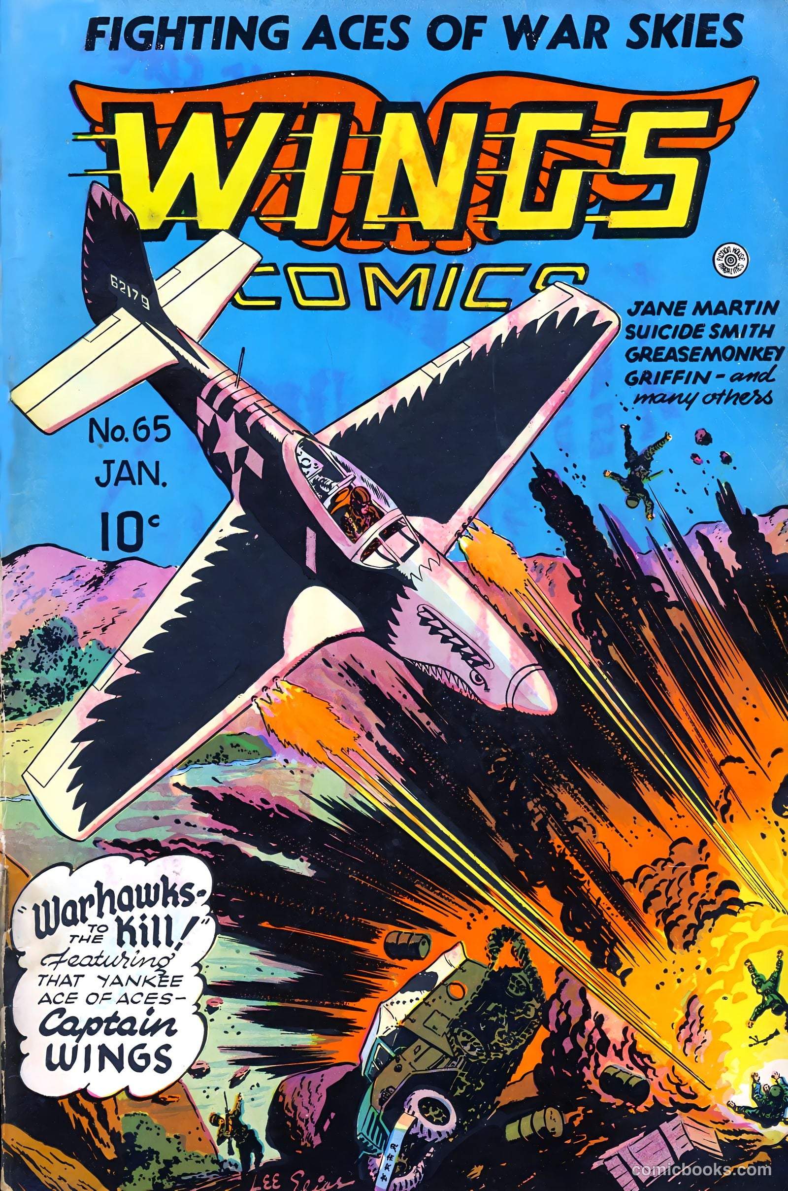 Wings Comics #65 — page 1 of 36
