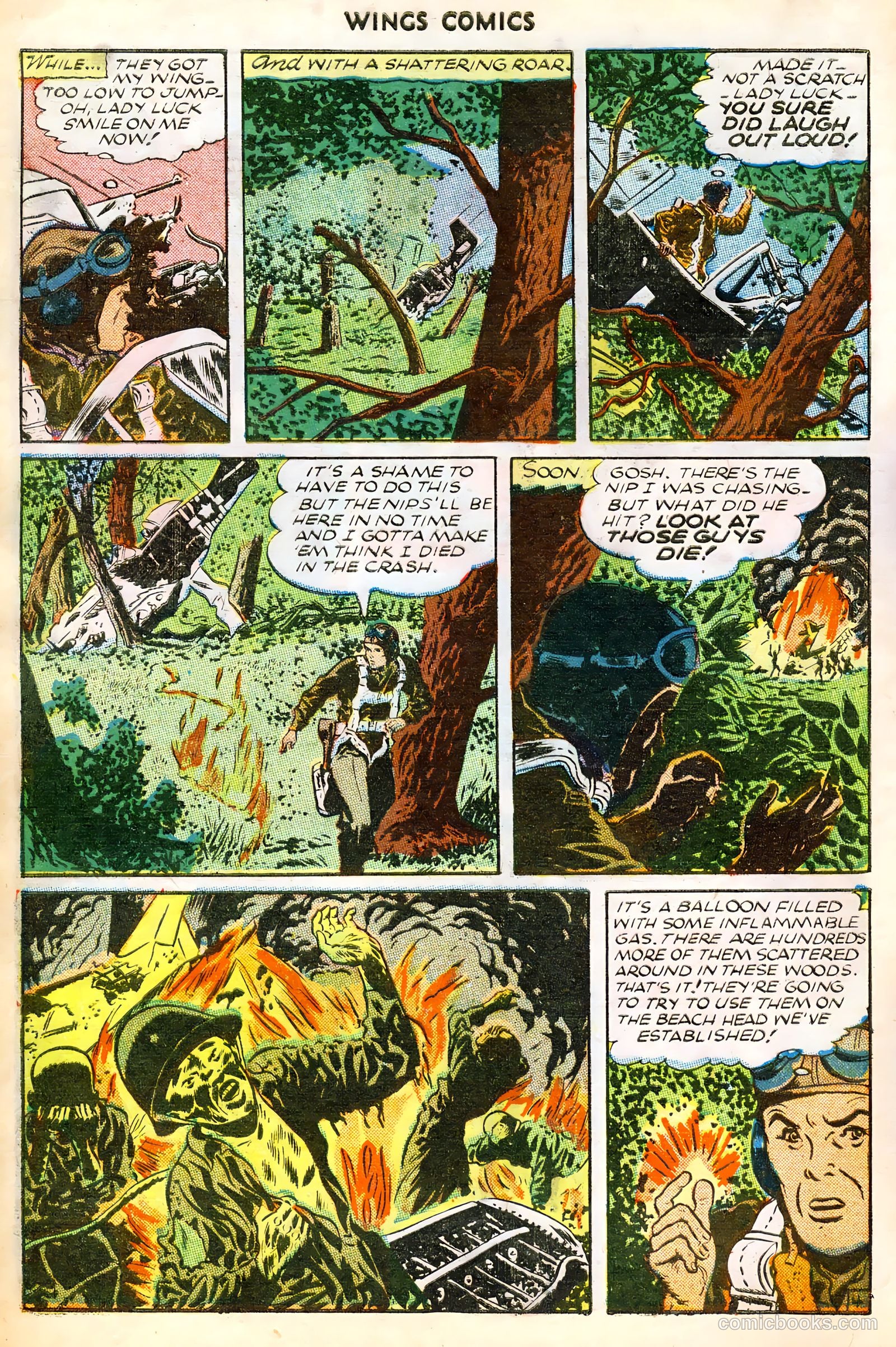 Wings Comics #65 — page 6 of 36