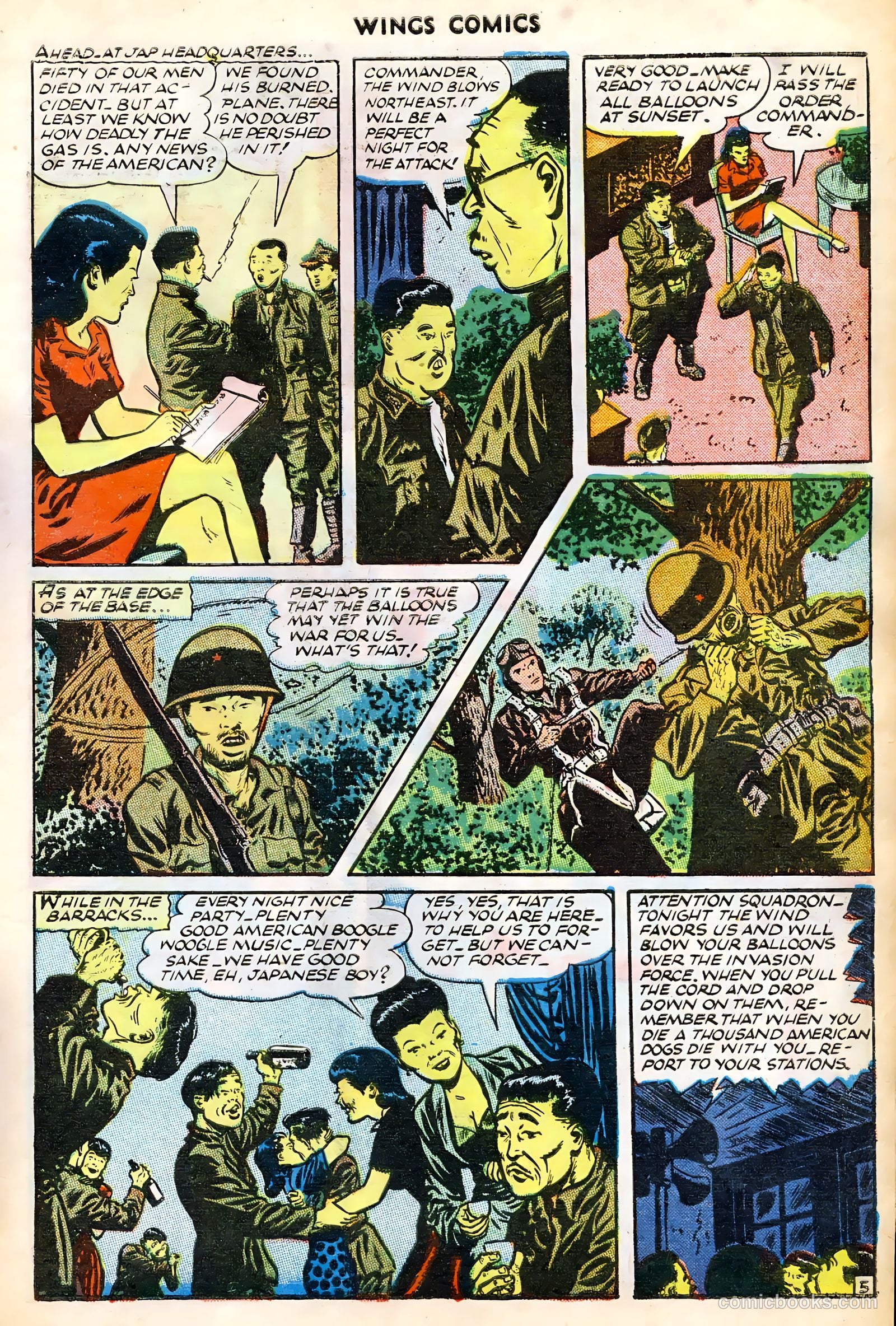 Wings Comics #65 — page 7 of 36