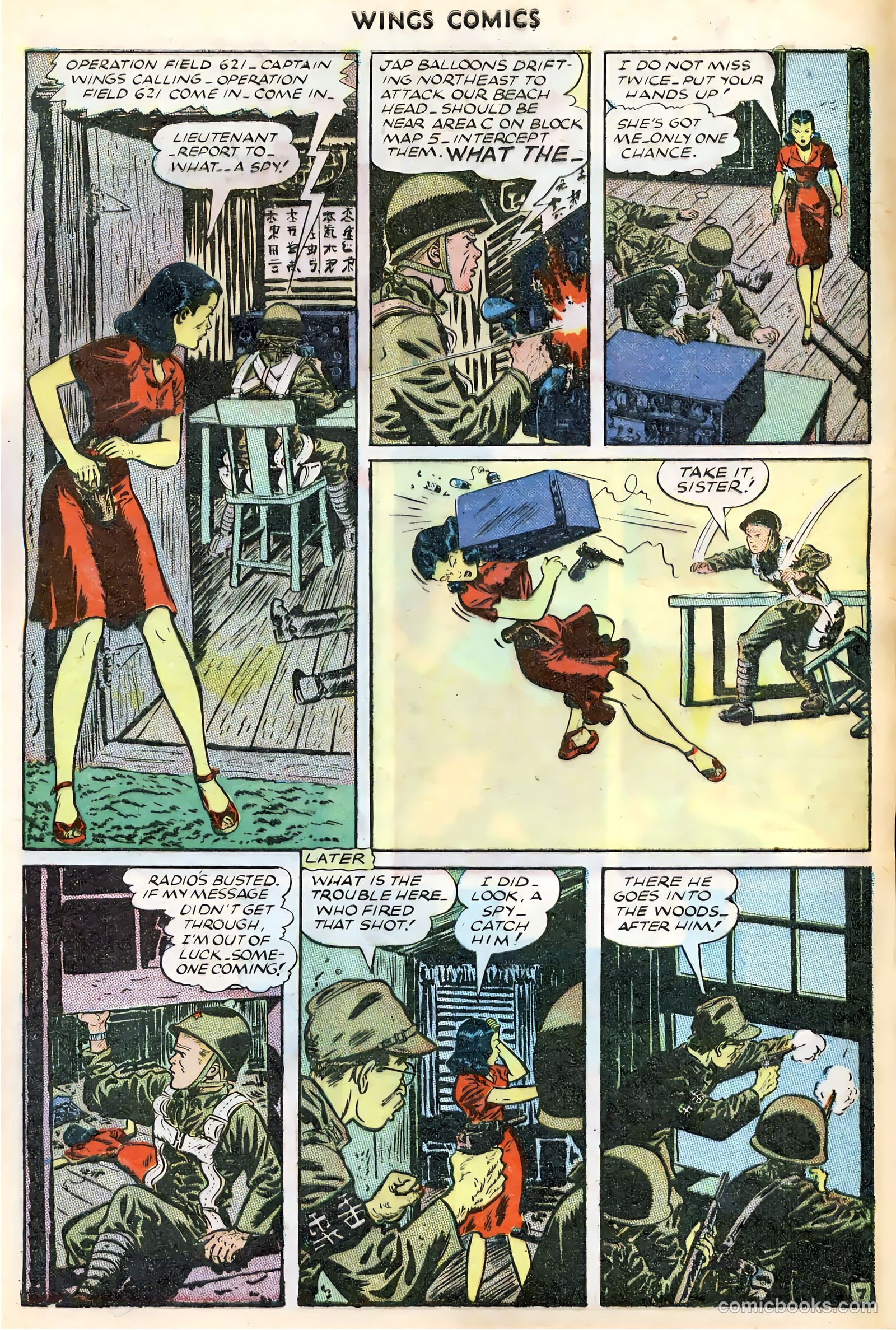 Wings Comics #65 — page 9 of 36