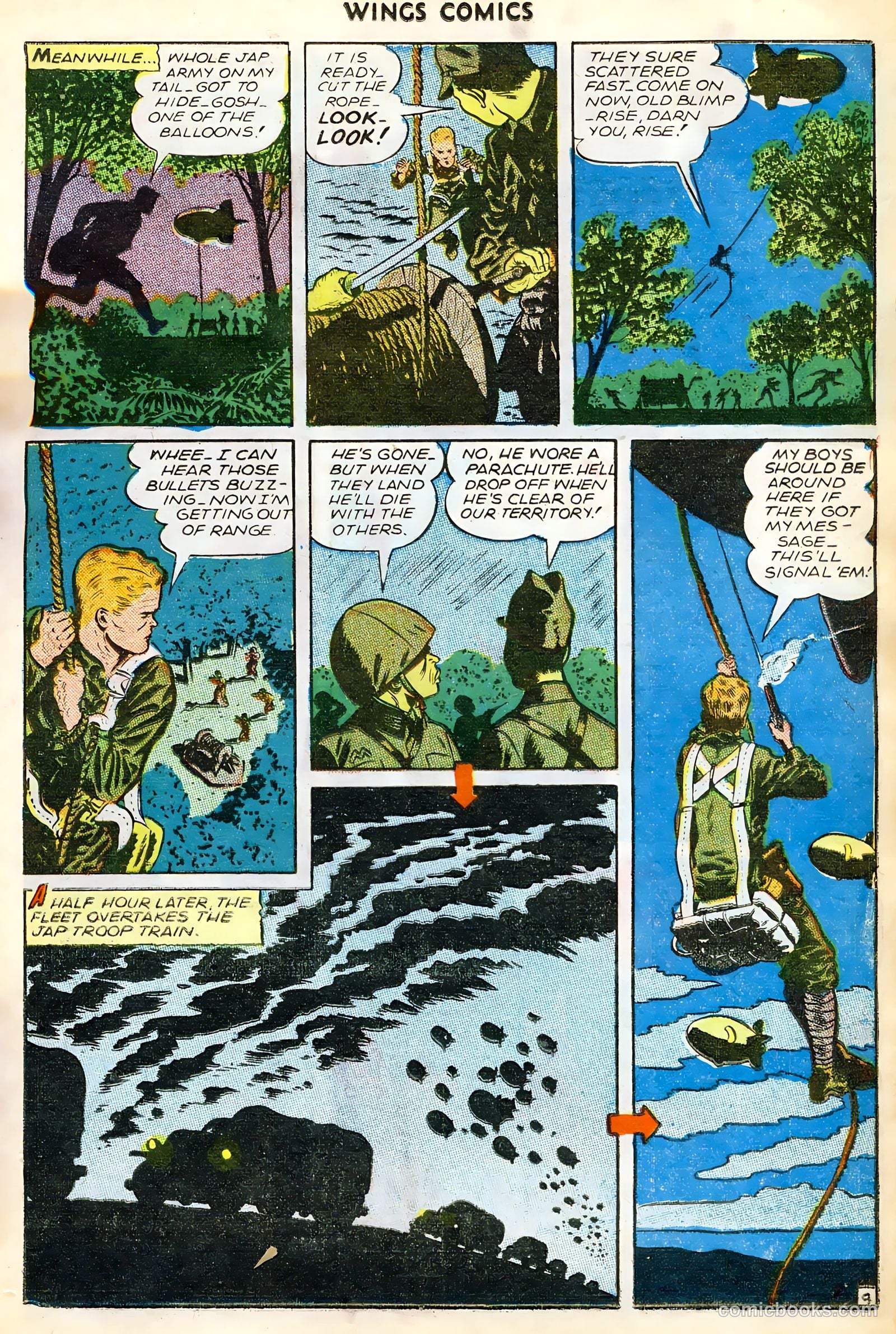 Wings Comics #65 — page 11 of 36