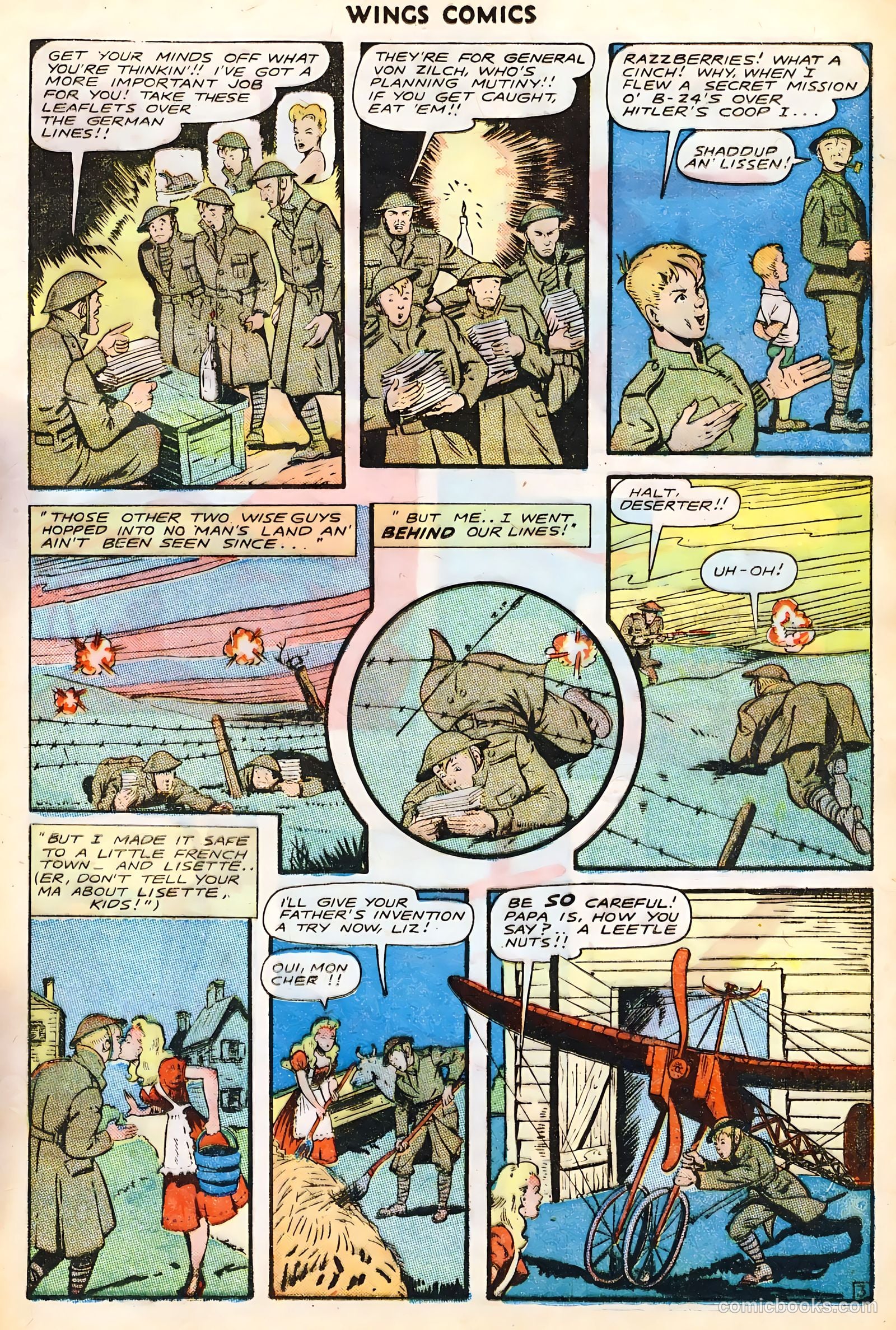 Wings Comics #65 — page 25 of 36