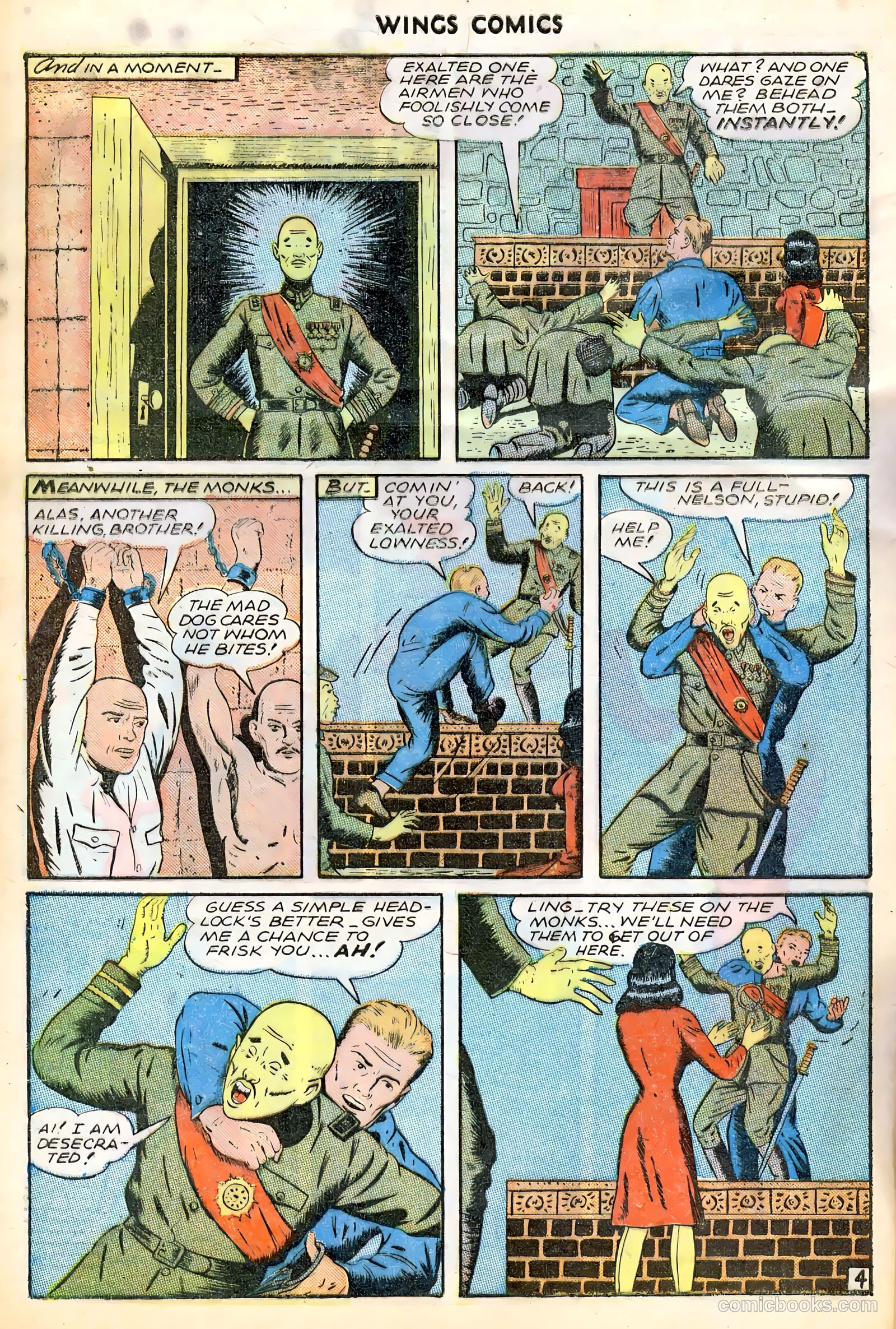 Wings Comics #65 — page 32 of 36