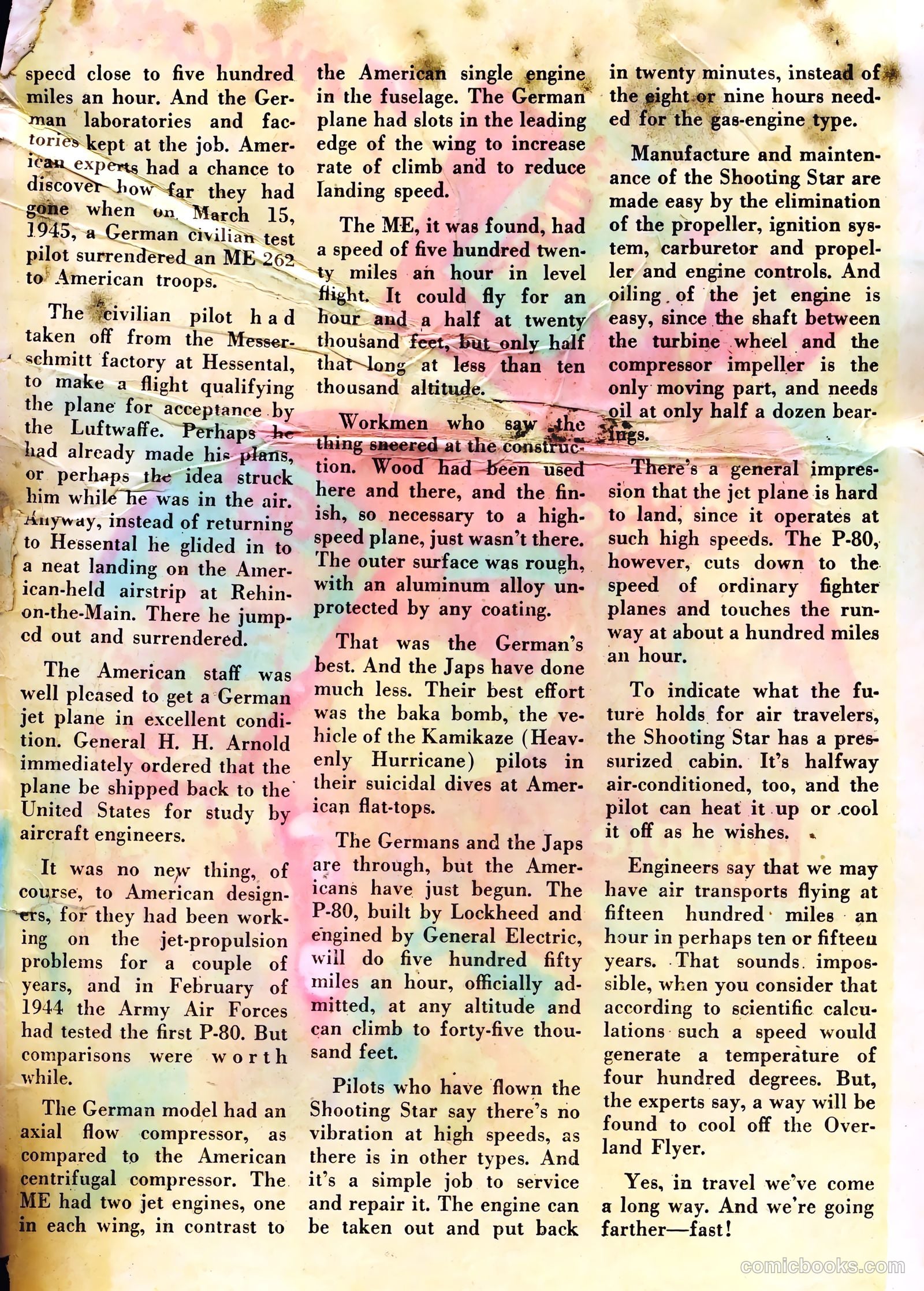 Wings Comics #65 — page 35 of 36