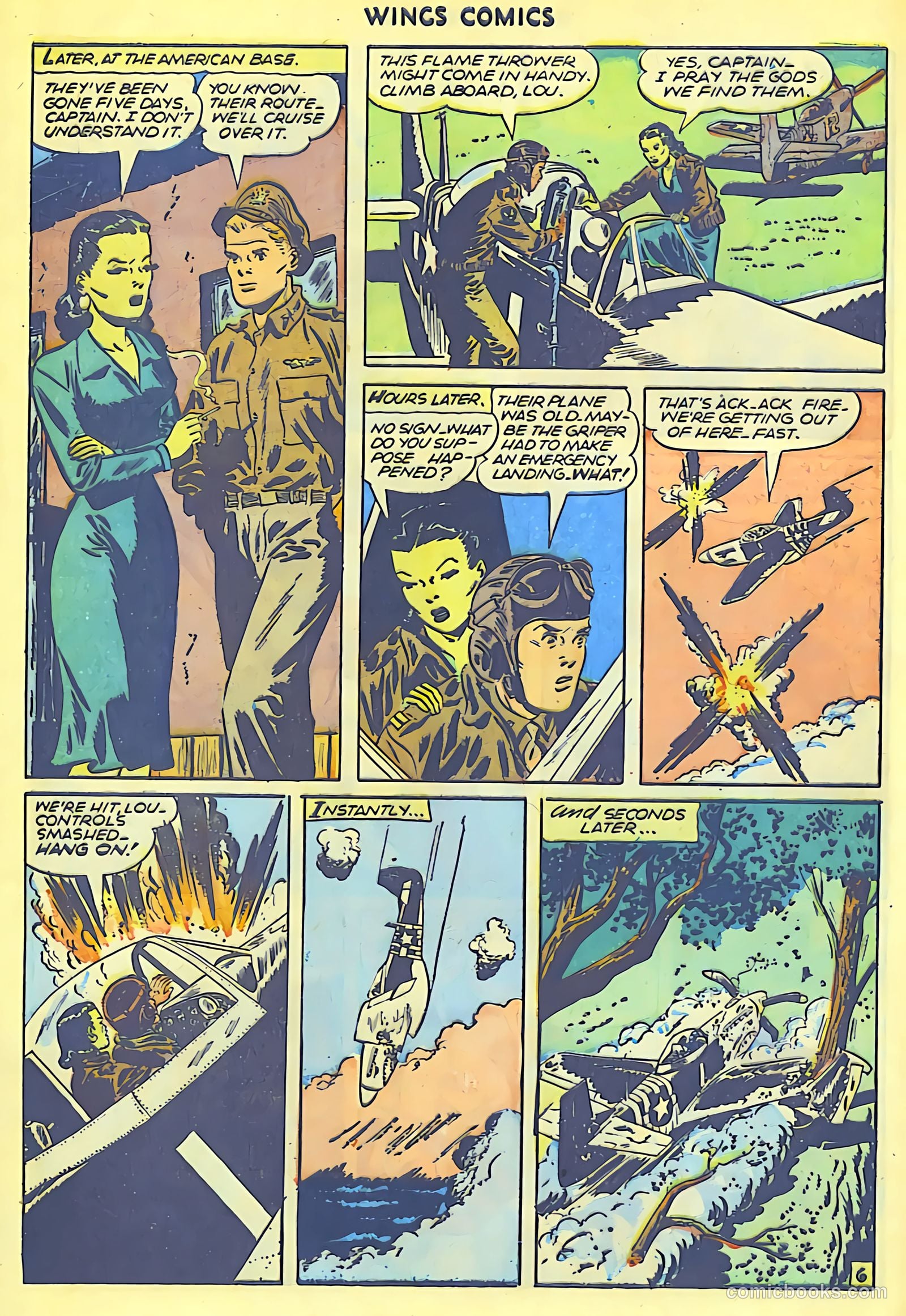 Wings Comics #67 — page 8 of 52