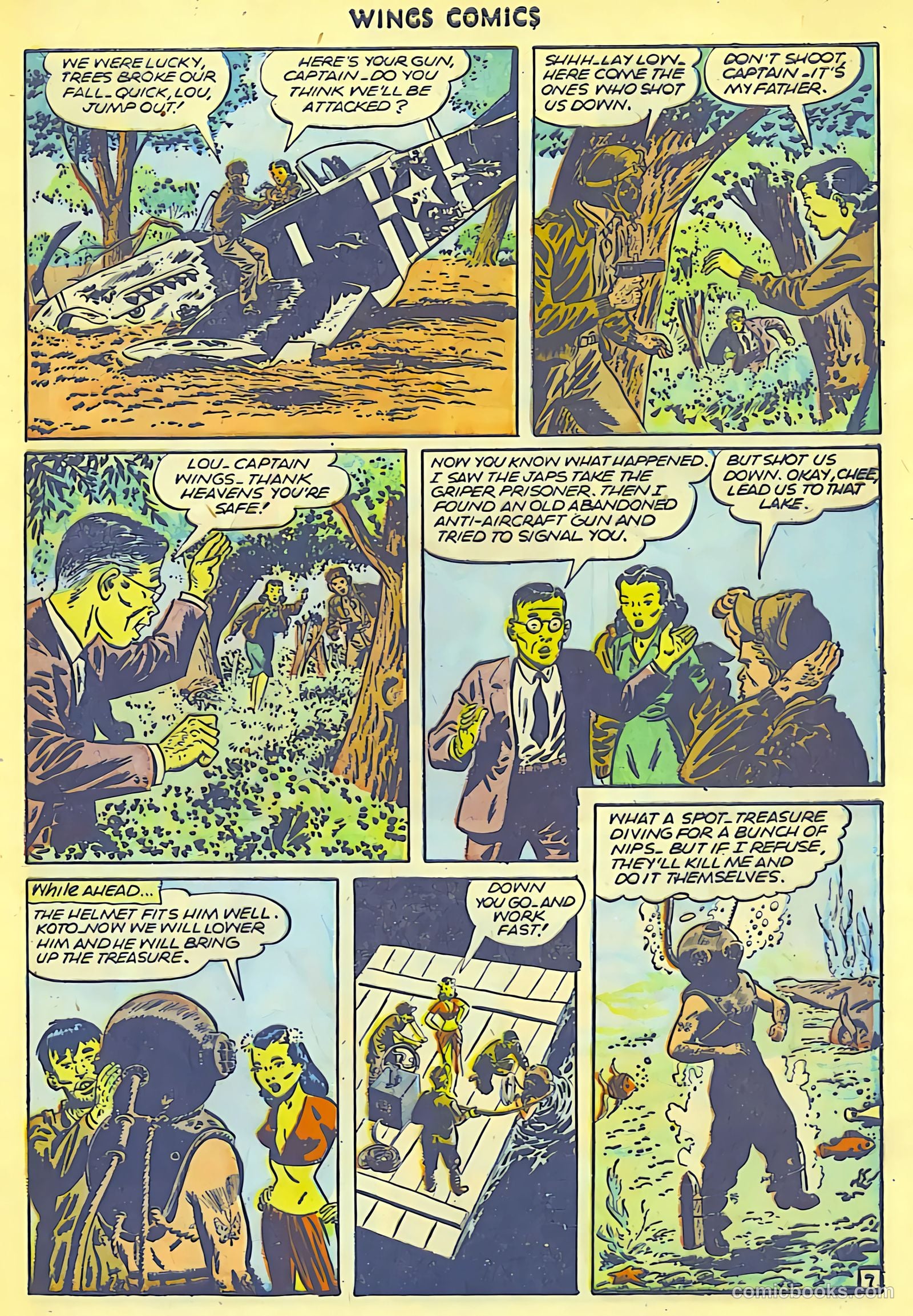 Wings Comics #67 — page 9 of 52