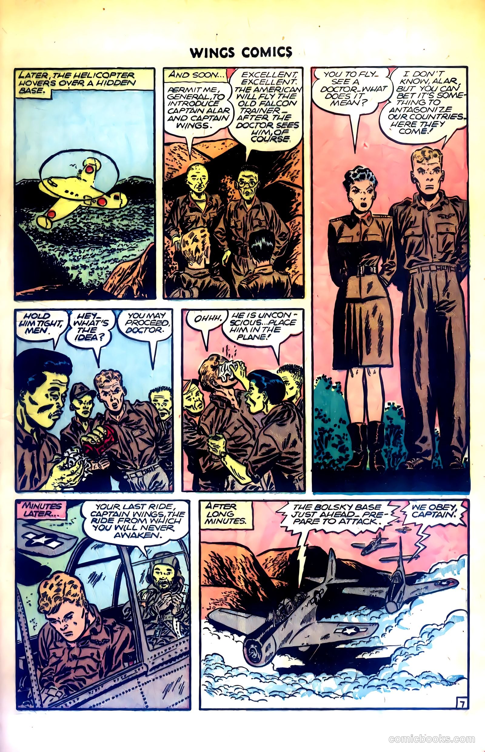 Wings Comics #68 — page 9 of 52