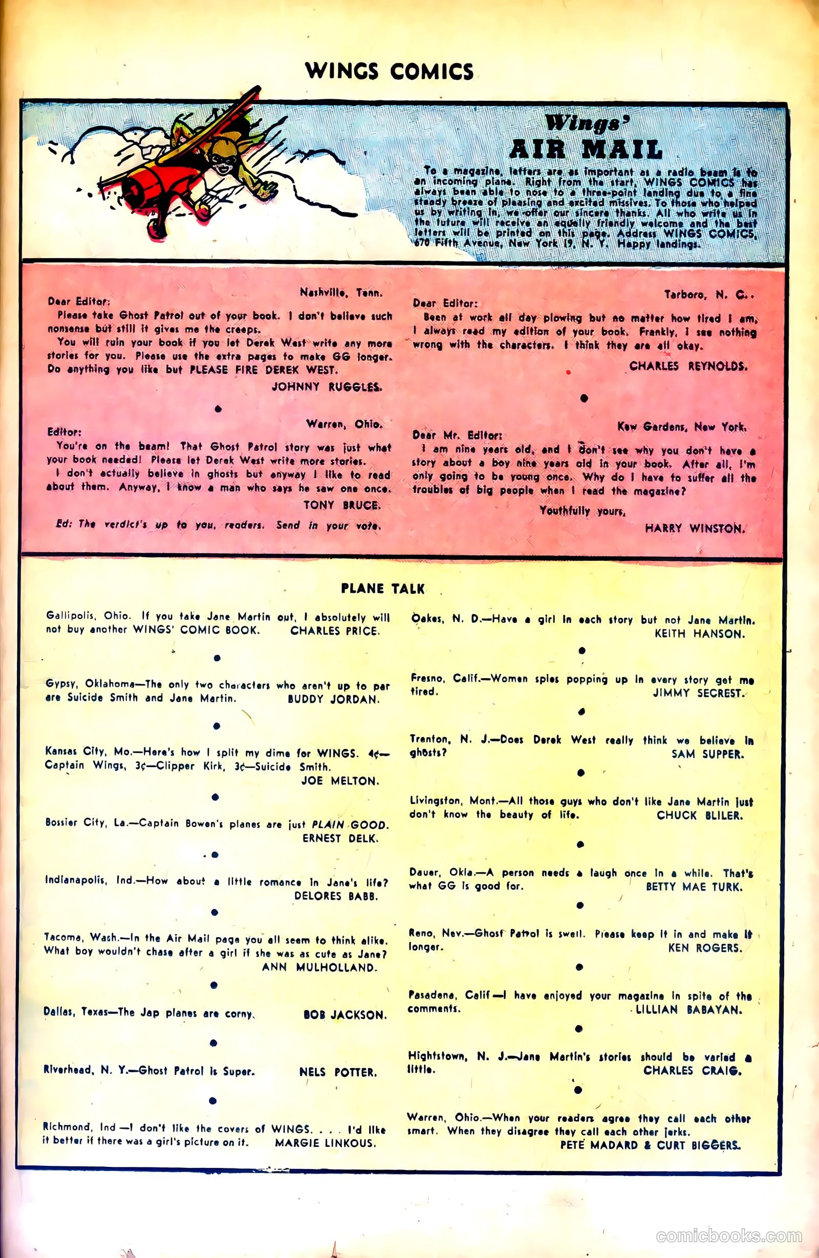 Wings Comics #68 — page 19 of 52