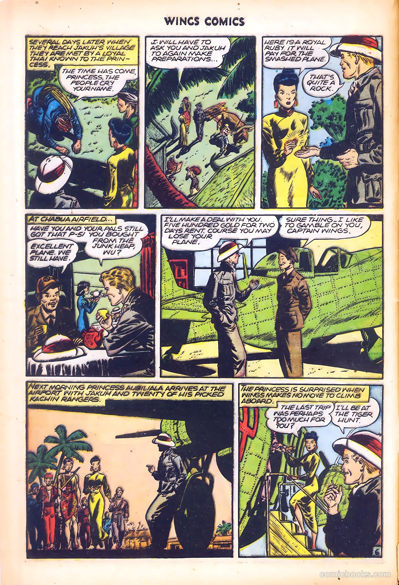 Wings Comics #69 — page 8 of 52