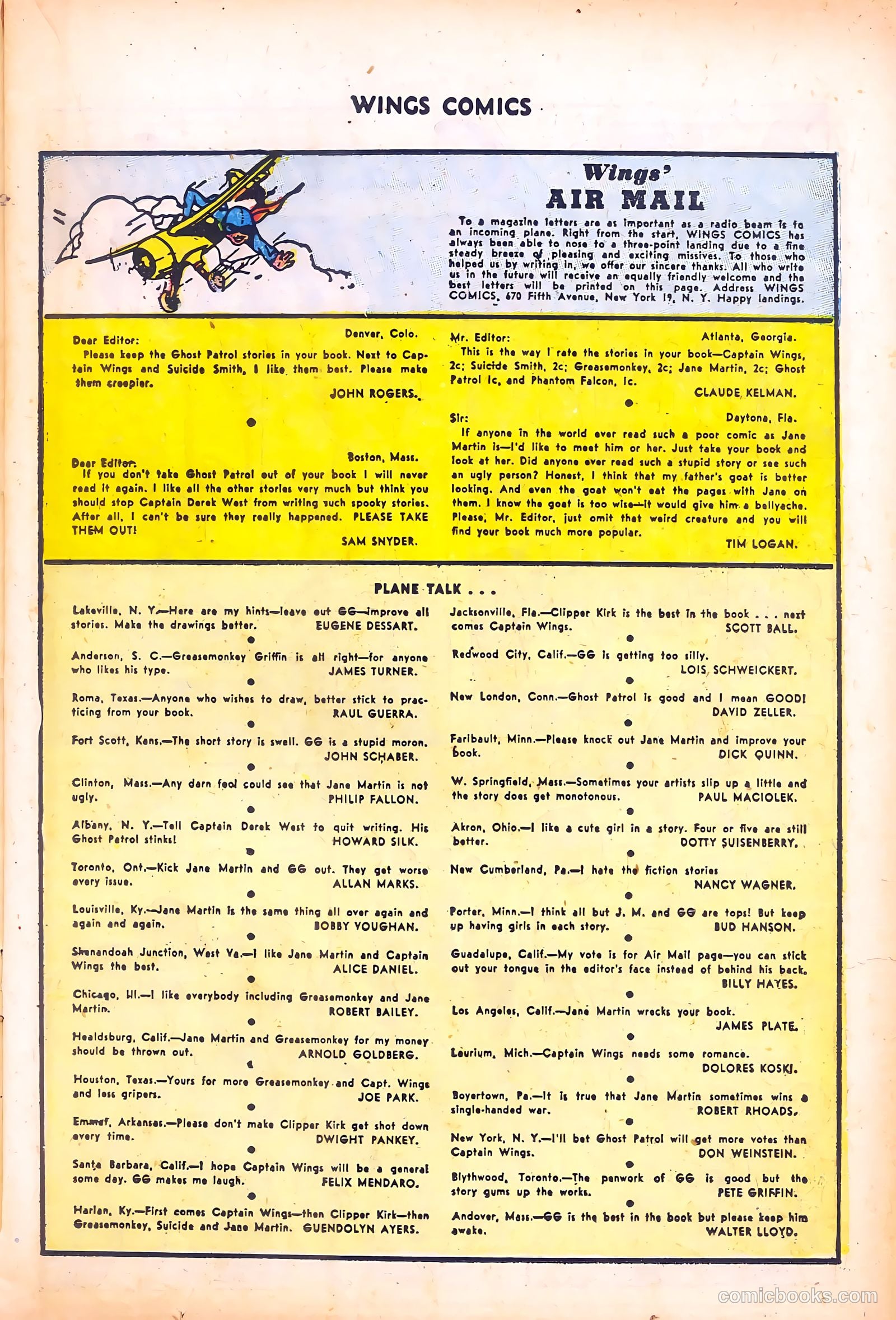 Wings Comics #69 — page 19 of 52