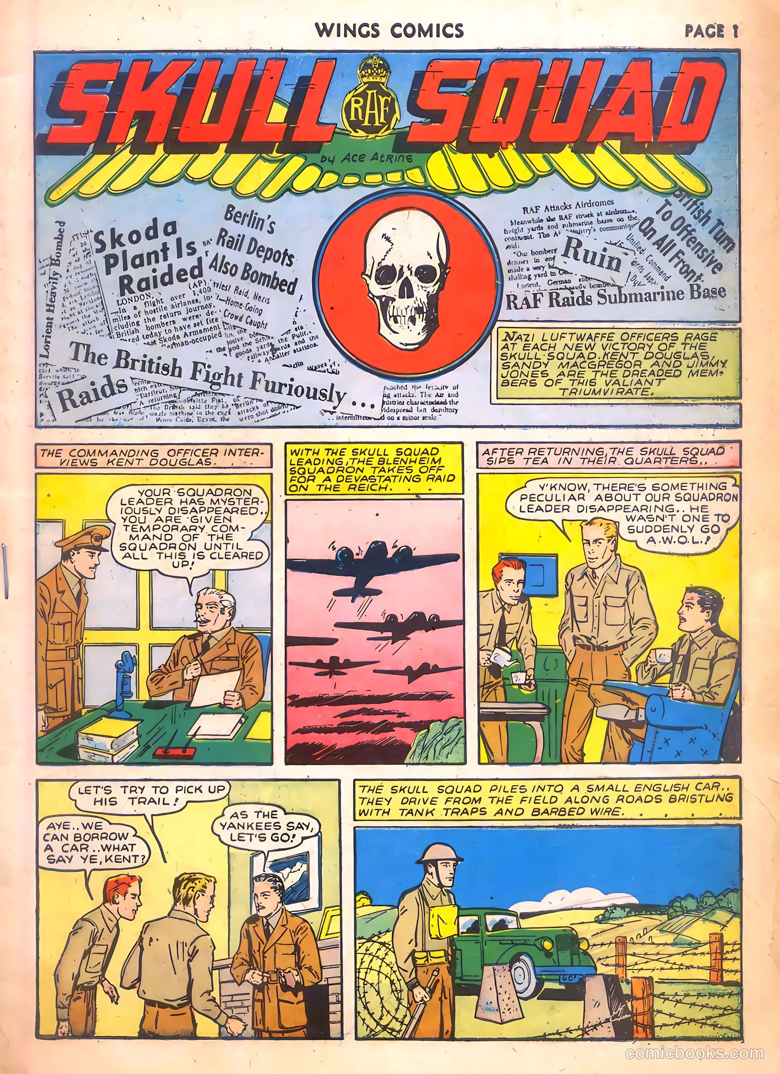 Wings Comics #7 — page 3 of 68