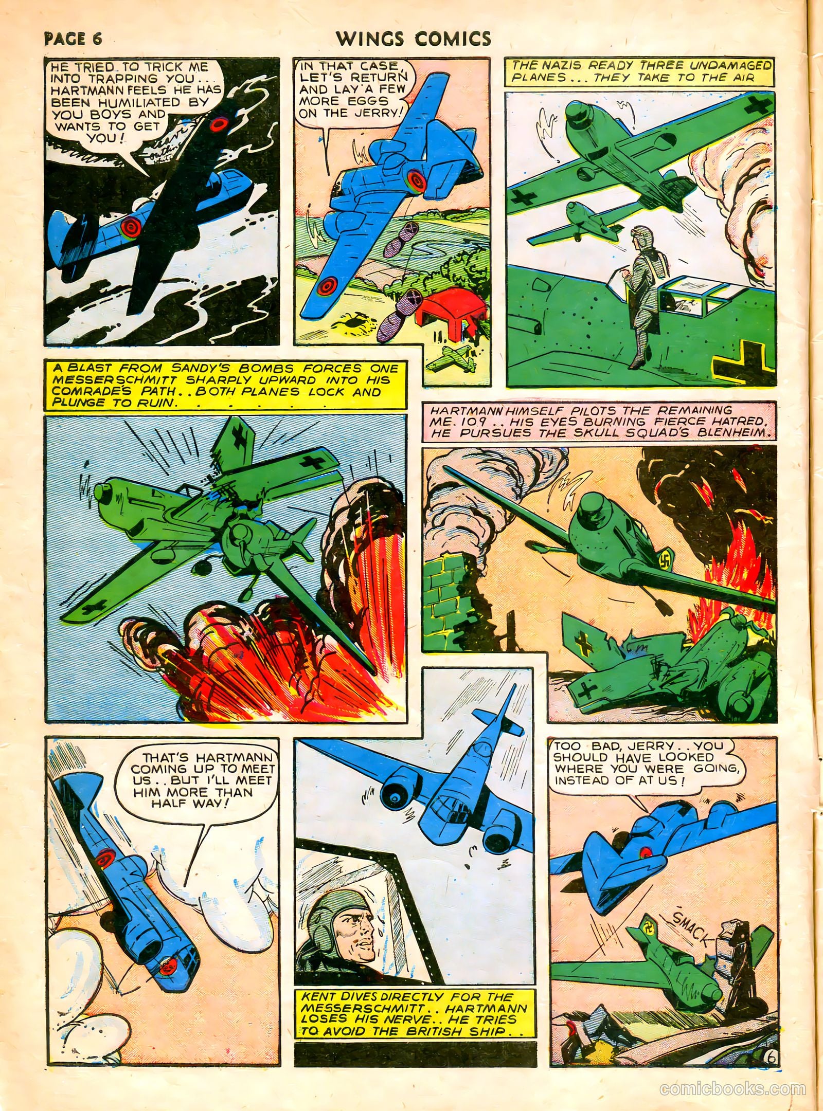 Wings Comics #7 — page 8 of 68
