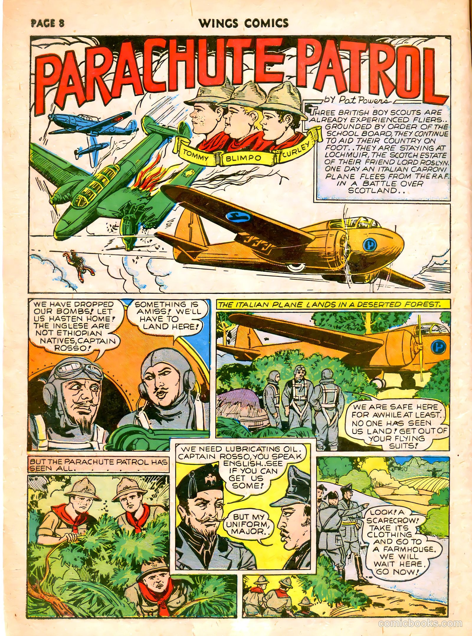Wings Comics #7 — page 10 of 68