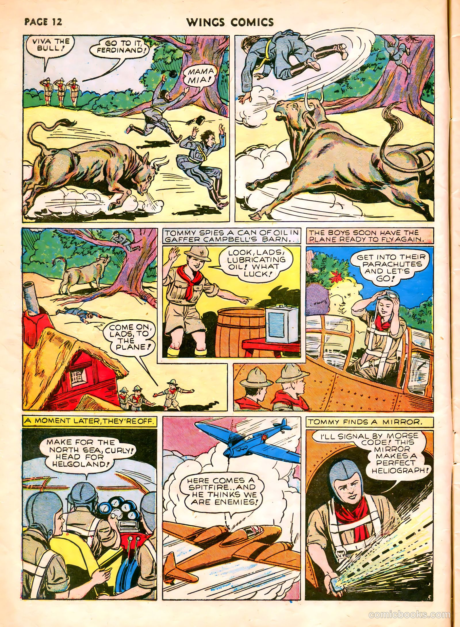 Wings Comics #7 — page 14 of 68