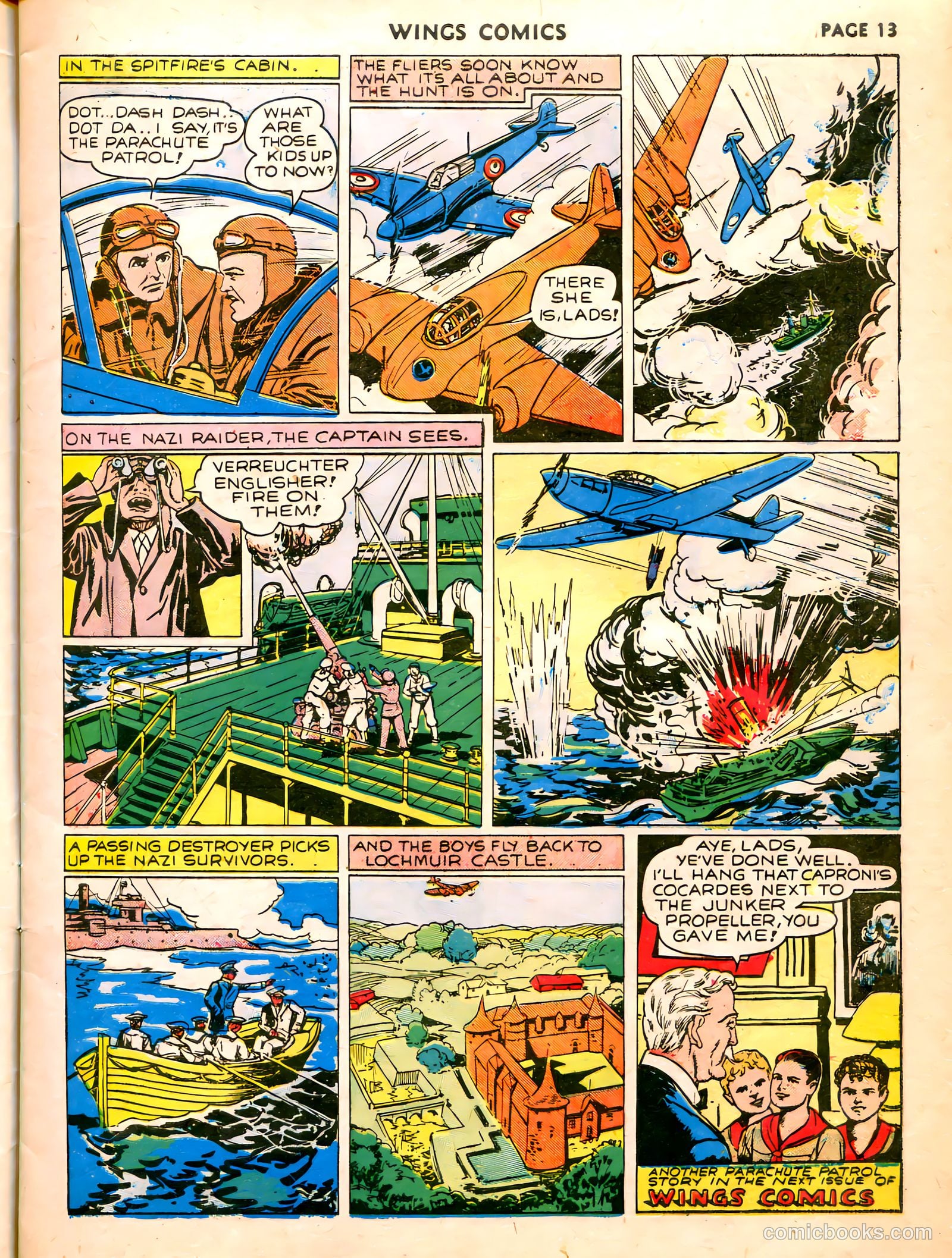 Wings Comics #7 — page 15 of 68