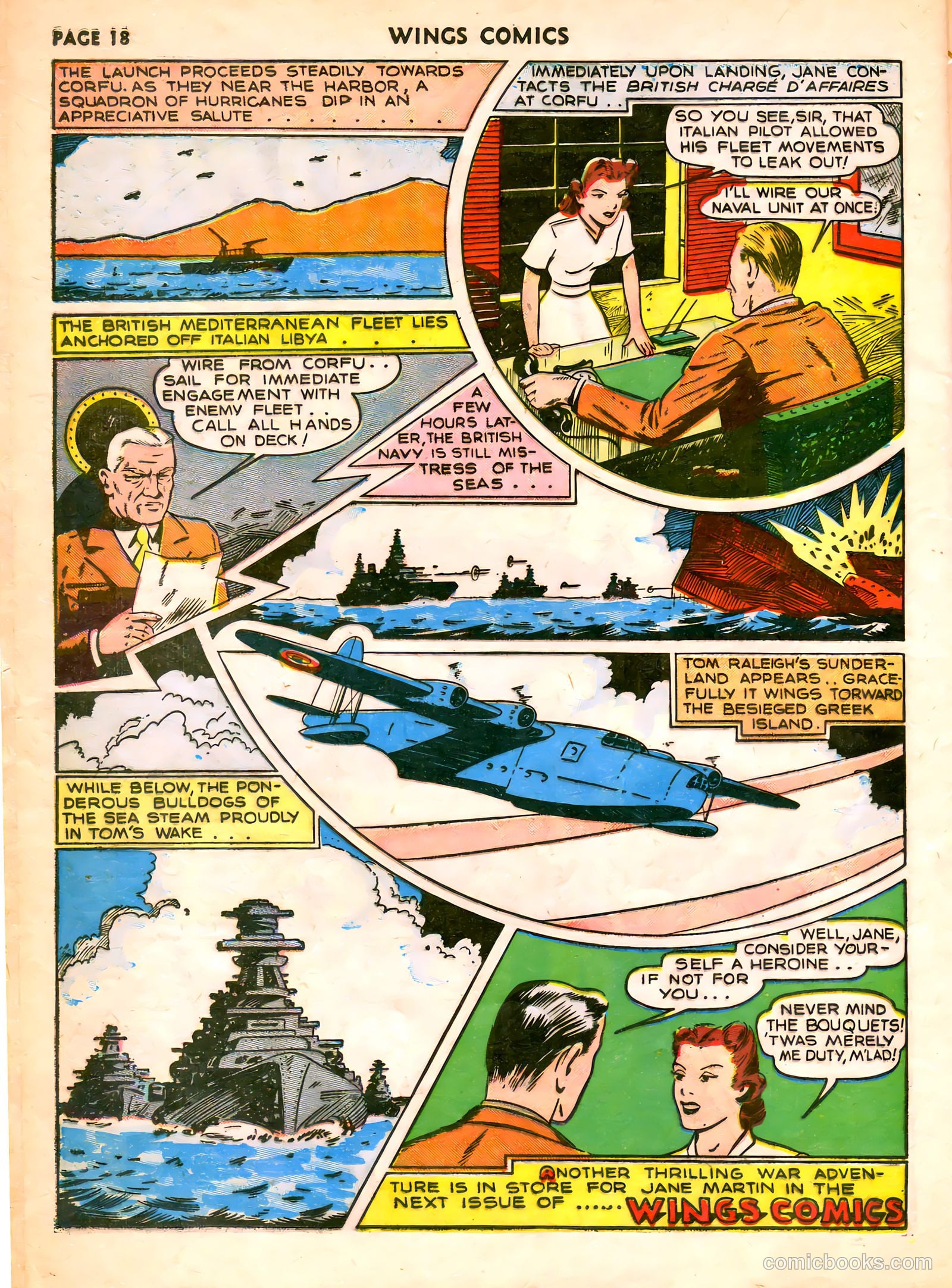 Wings Comics #7 — page 20 of 68