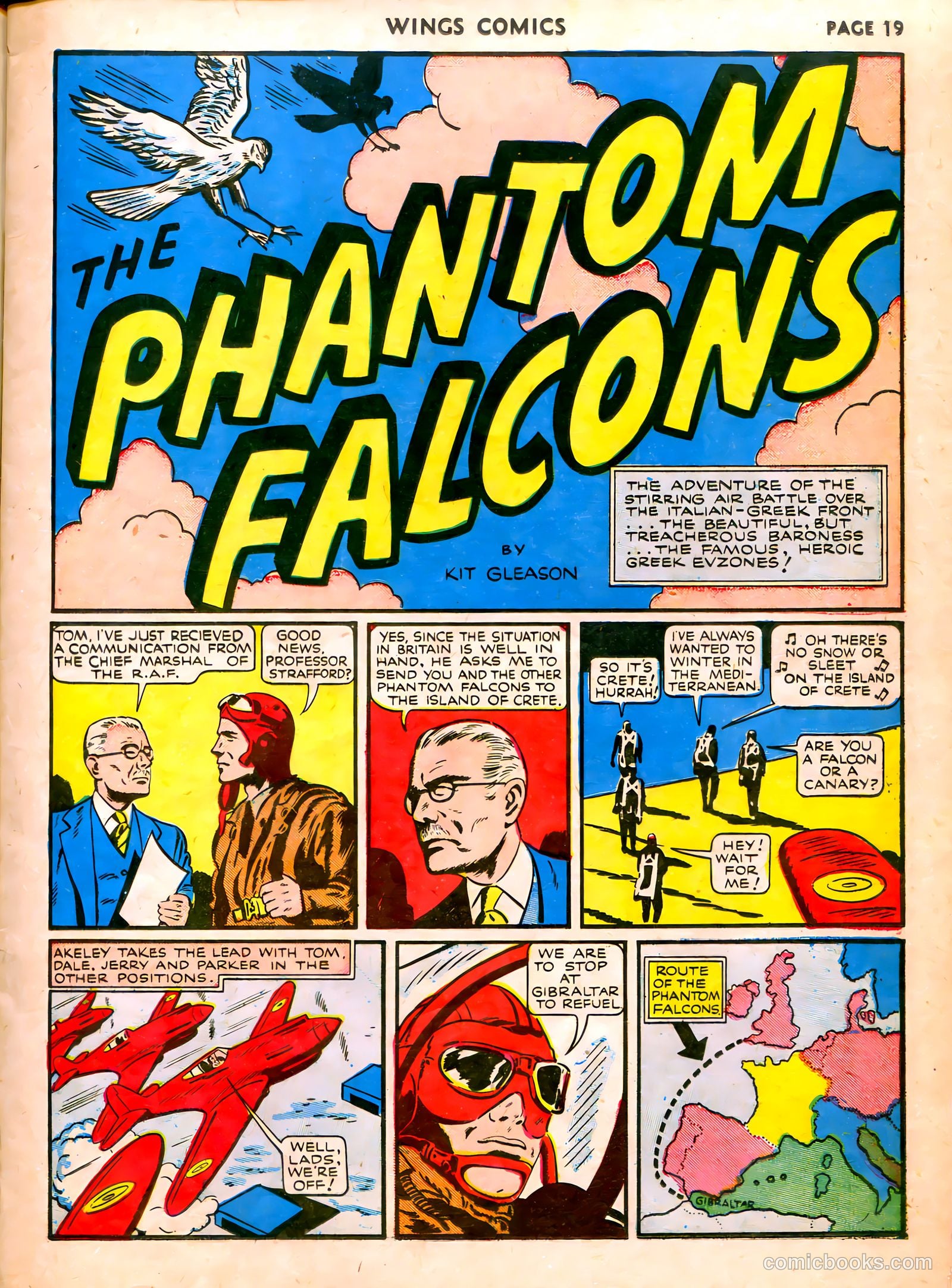 Wings Comics #7 — page 21 of 68