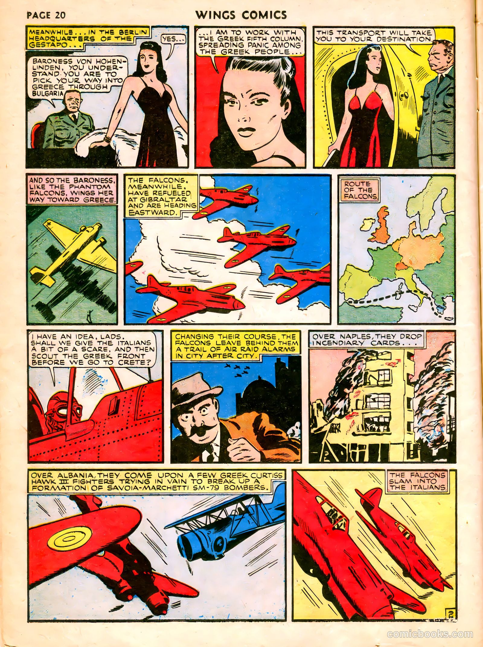 Wings Comics #7 — page 22 of 68