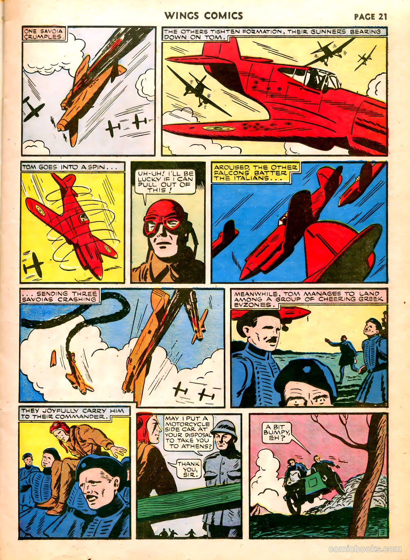 Wings Comics #7 — page 23 of 68