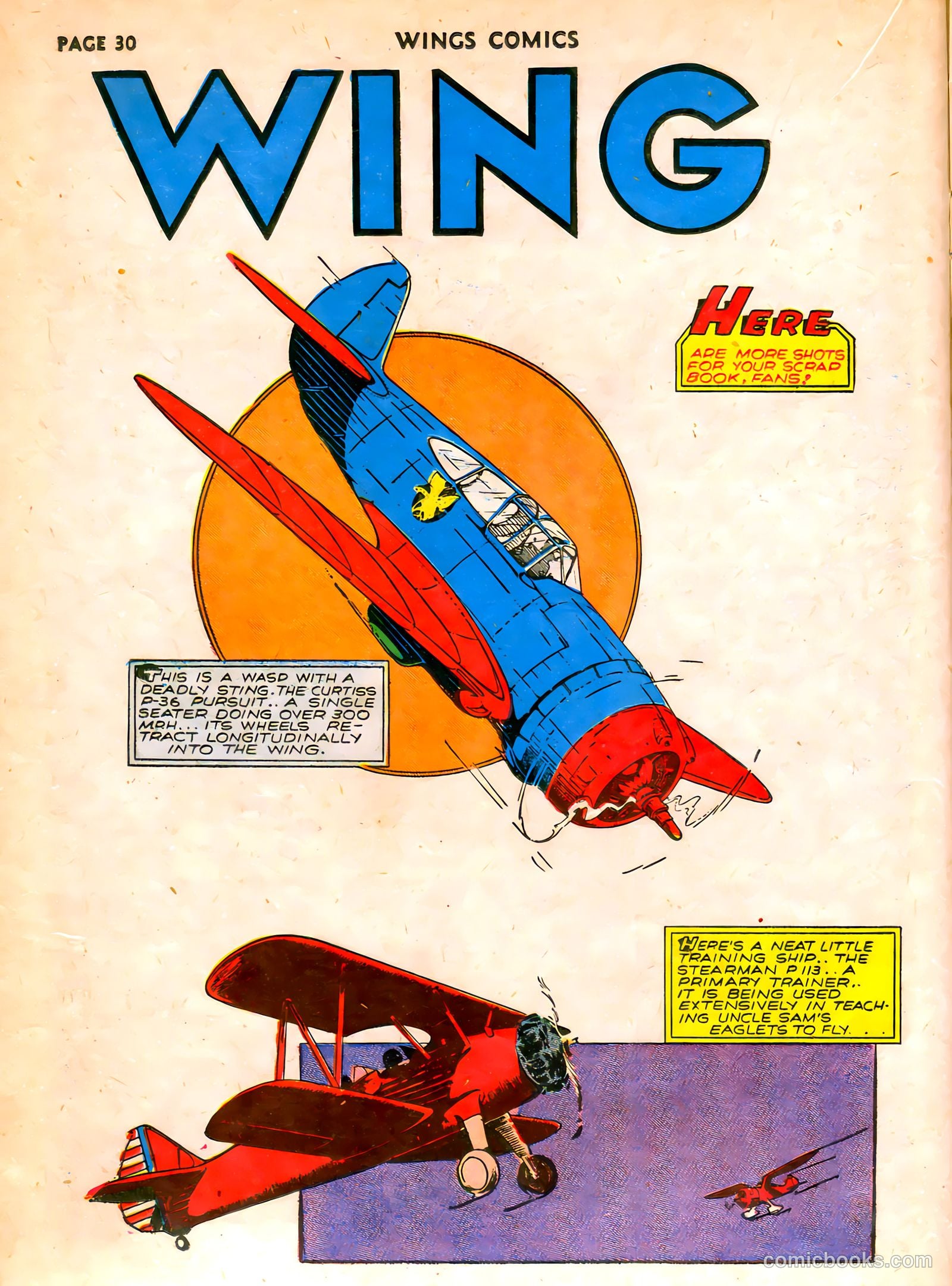 Wings Comics #7 — page 32 of 68
