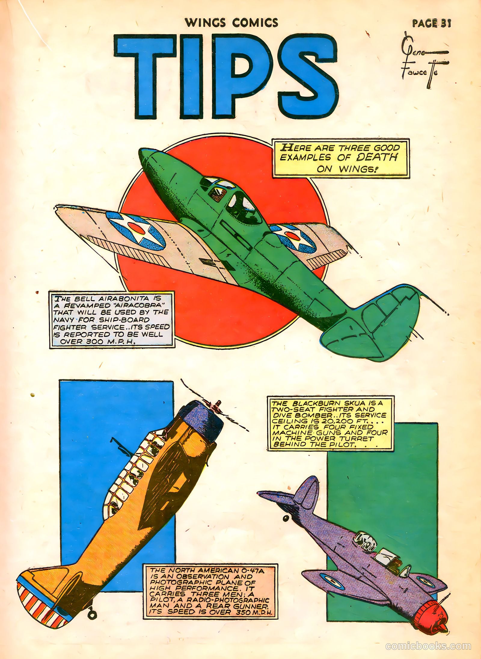 Wings Comics #7 — page 33 of 68