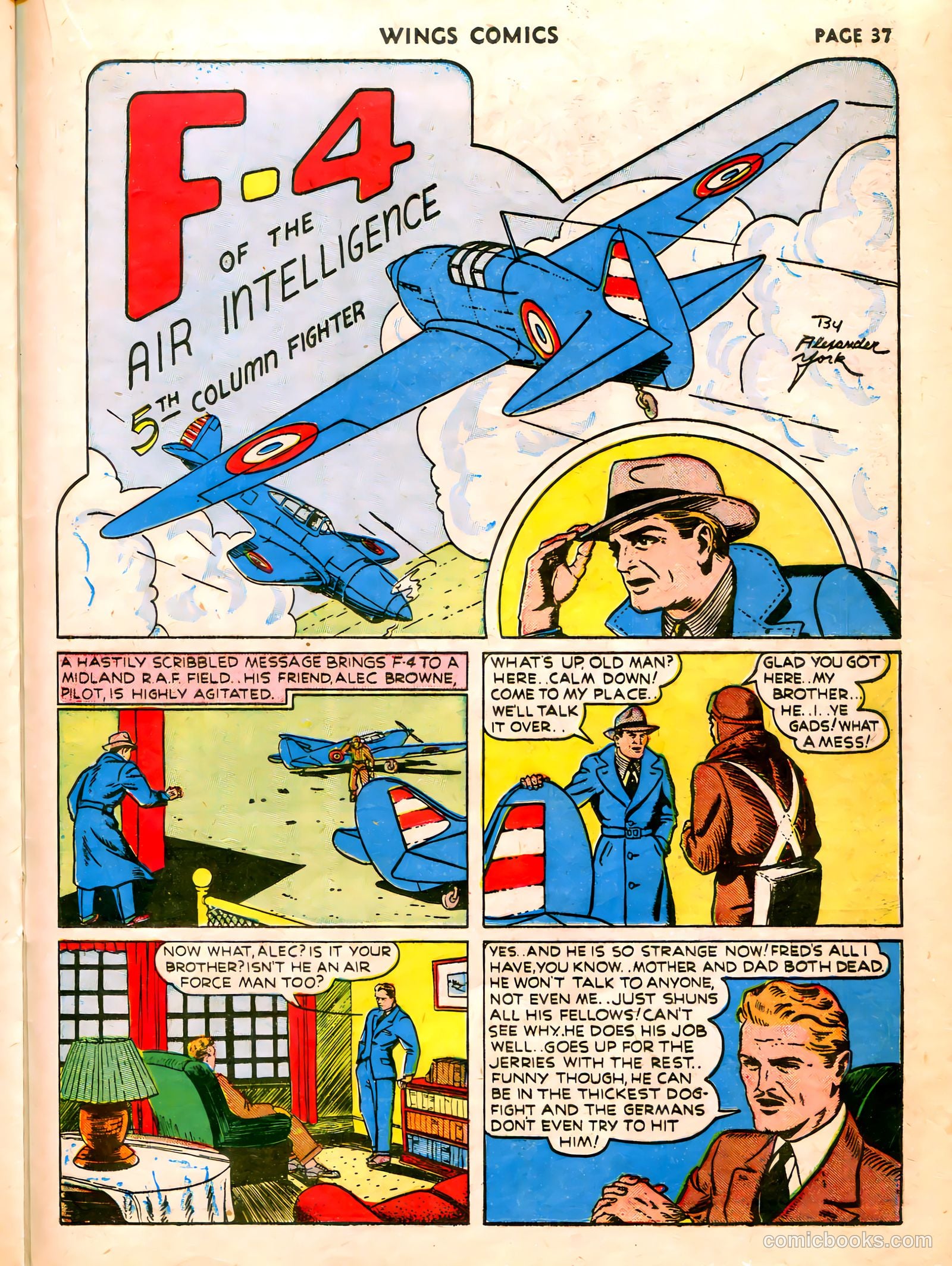 Wings Comics #7 — page 39 of 68