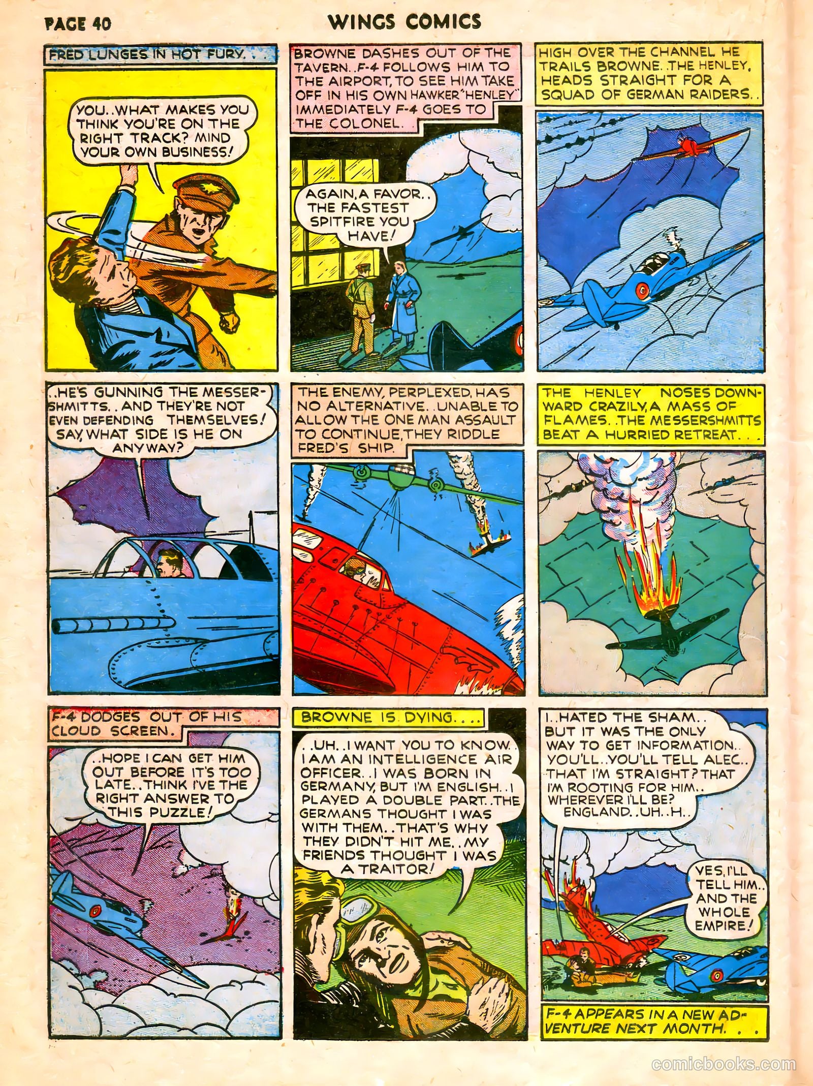 Wings Comics #7 — page 42 of 68