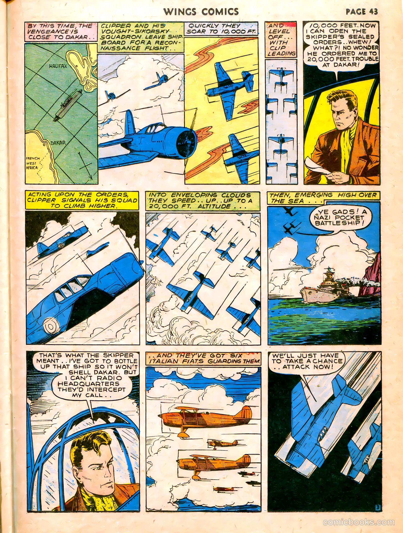 Wings Comics #7 — page 45 of 68